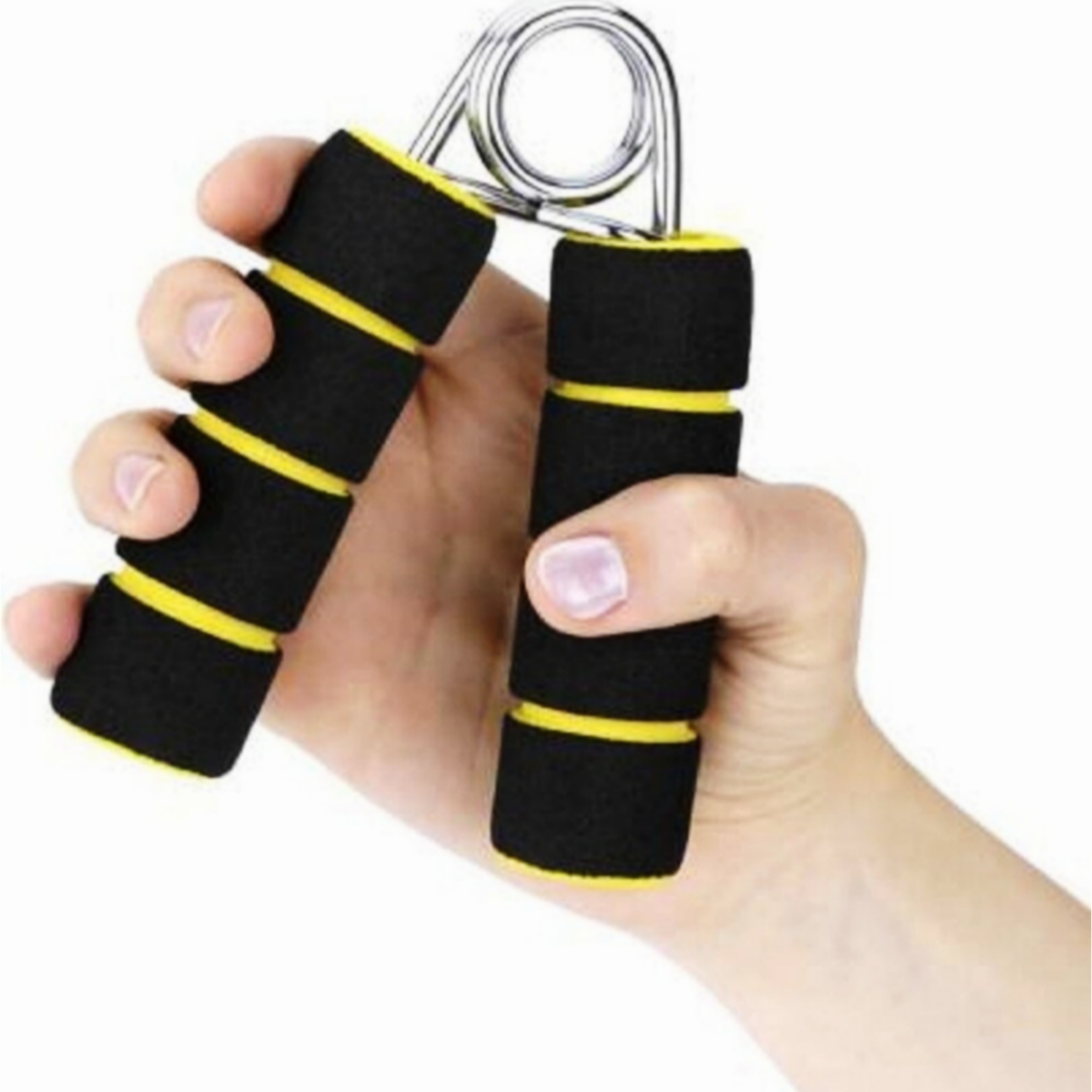Qawvler Hand Gripper Strengthener Wrist, Finger & Forearm Exerciser Foam Comfort...