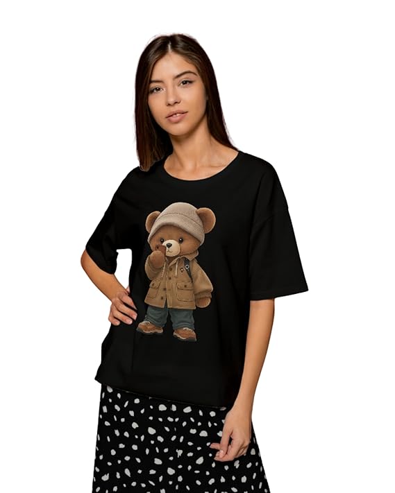 Women’s Oversize Cotton Tees I Printed C...