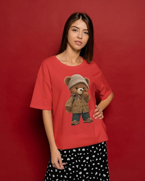 SHAIRA FASHION Women’s Oversize Cotton T...