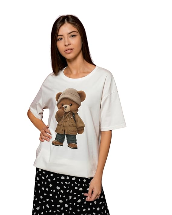 SHAIRA FASHION Women’s Oversize Cotton T...