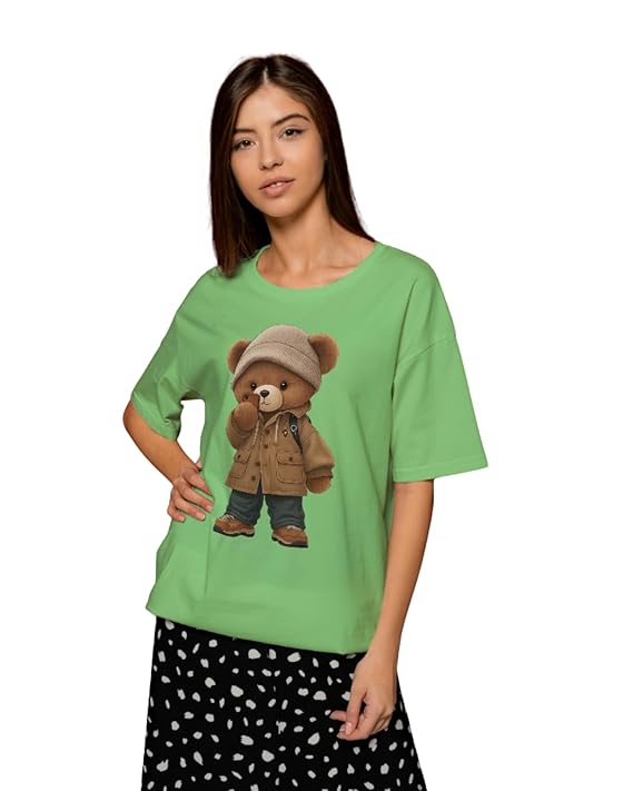 SHAIRA FASHION Women’s Oversize Cotton T...