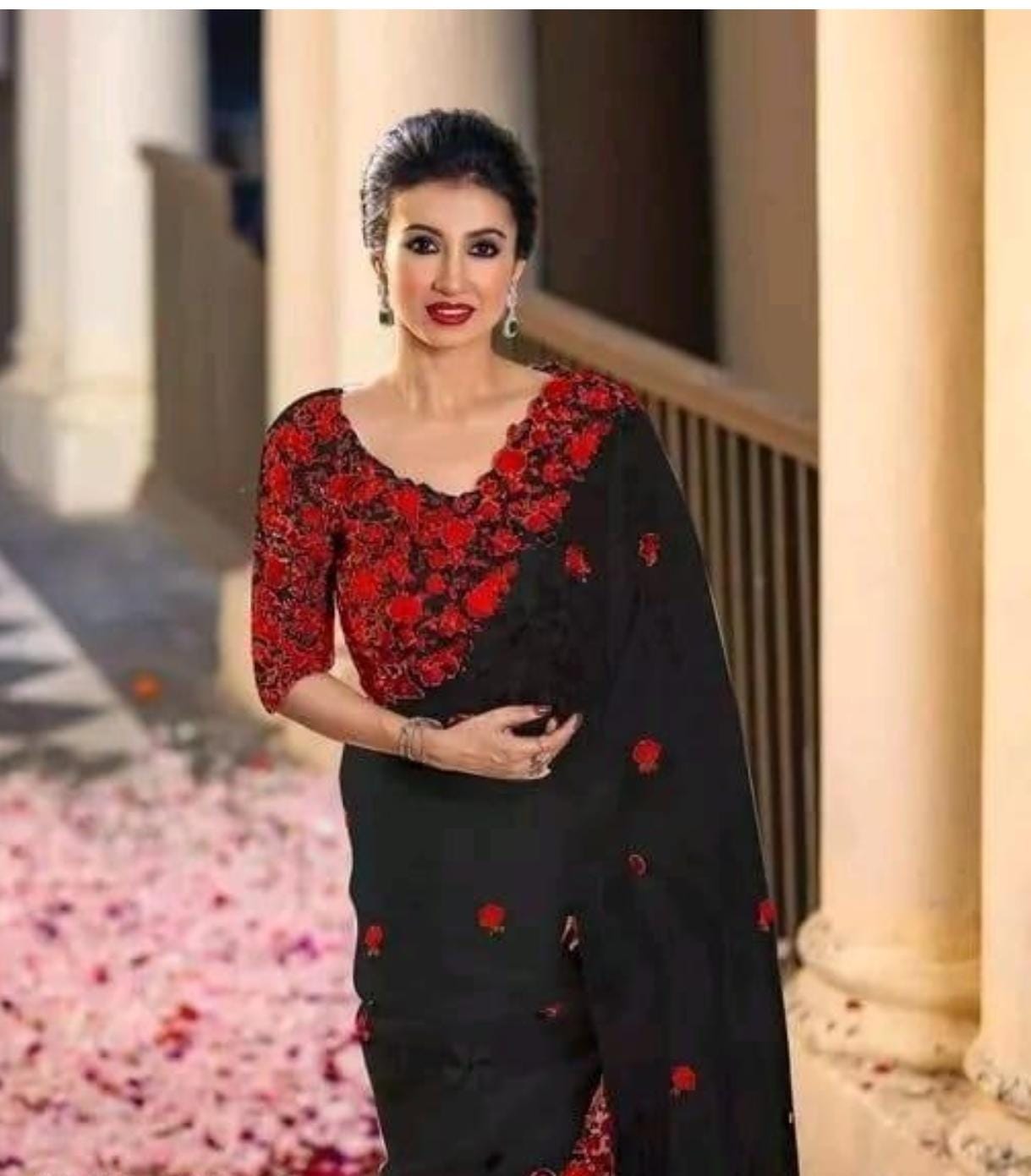 Bridal Bollywood Party Wear Organza Sare...