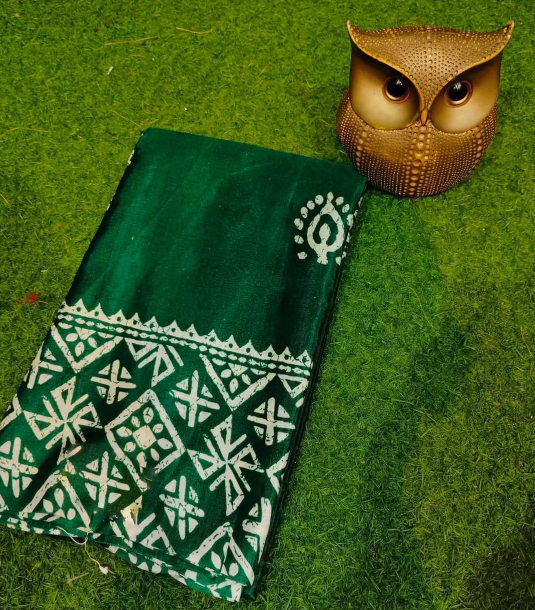 Semi Pure Silk Saree with Blouse Piece –...