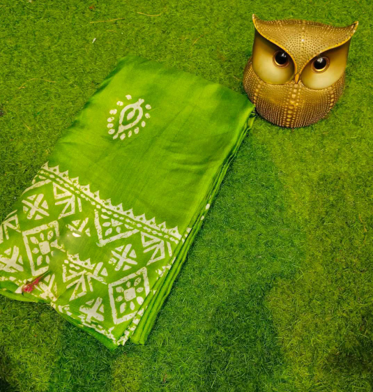 Semi Pure Silk Saree with Blouse Piece –...