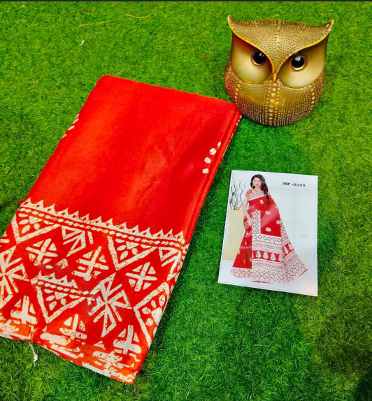 Semi Pure Silk Saree with Blouse Piece –...