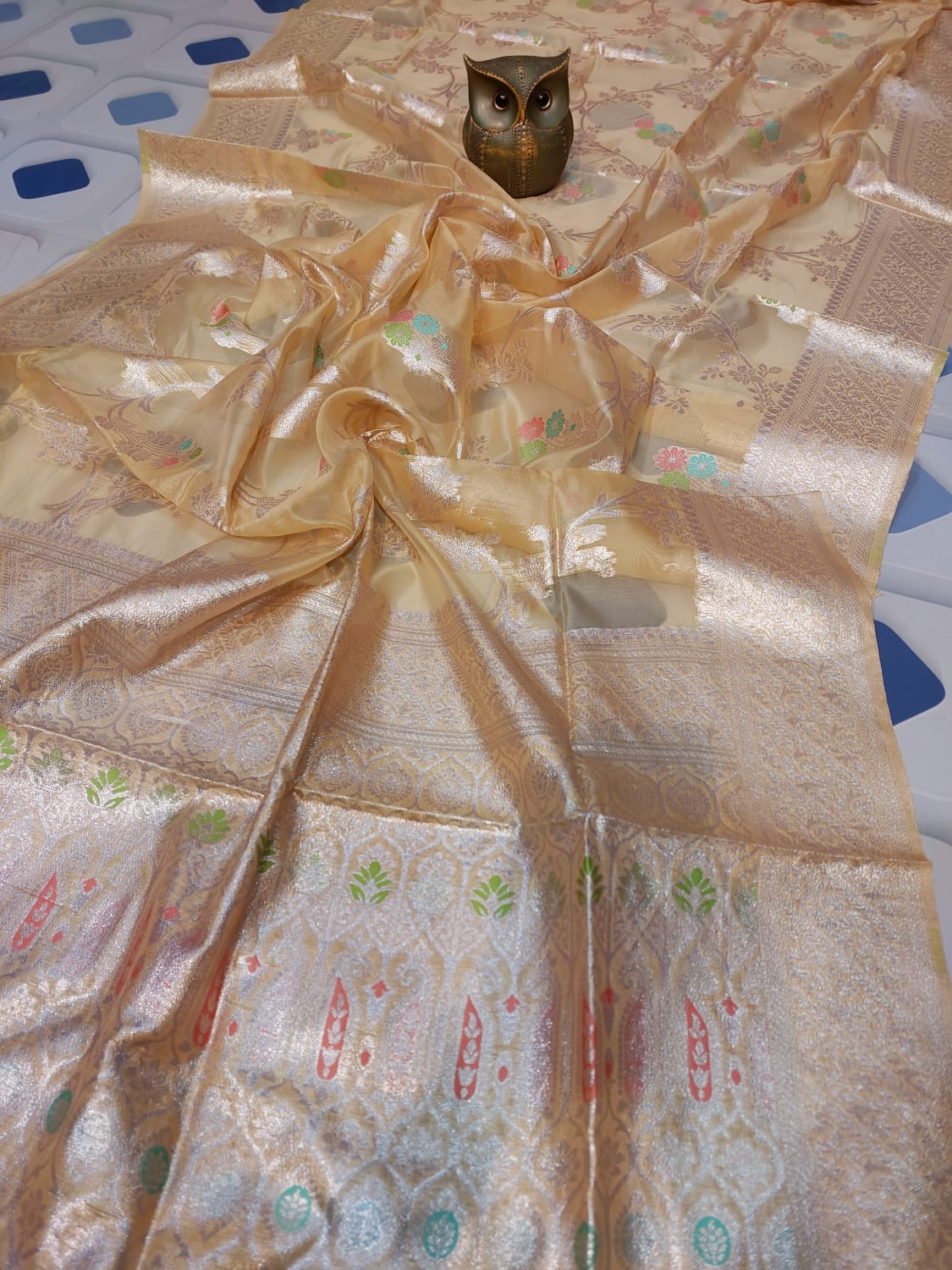 Lightweight Transparent Pure Meenakari O...