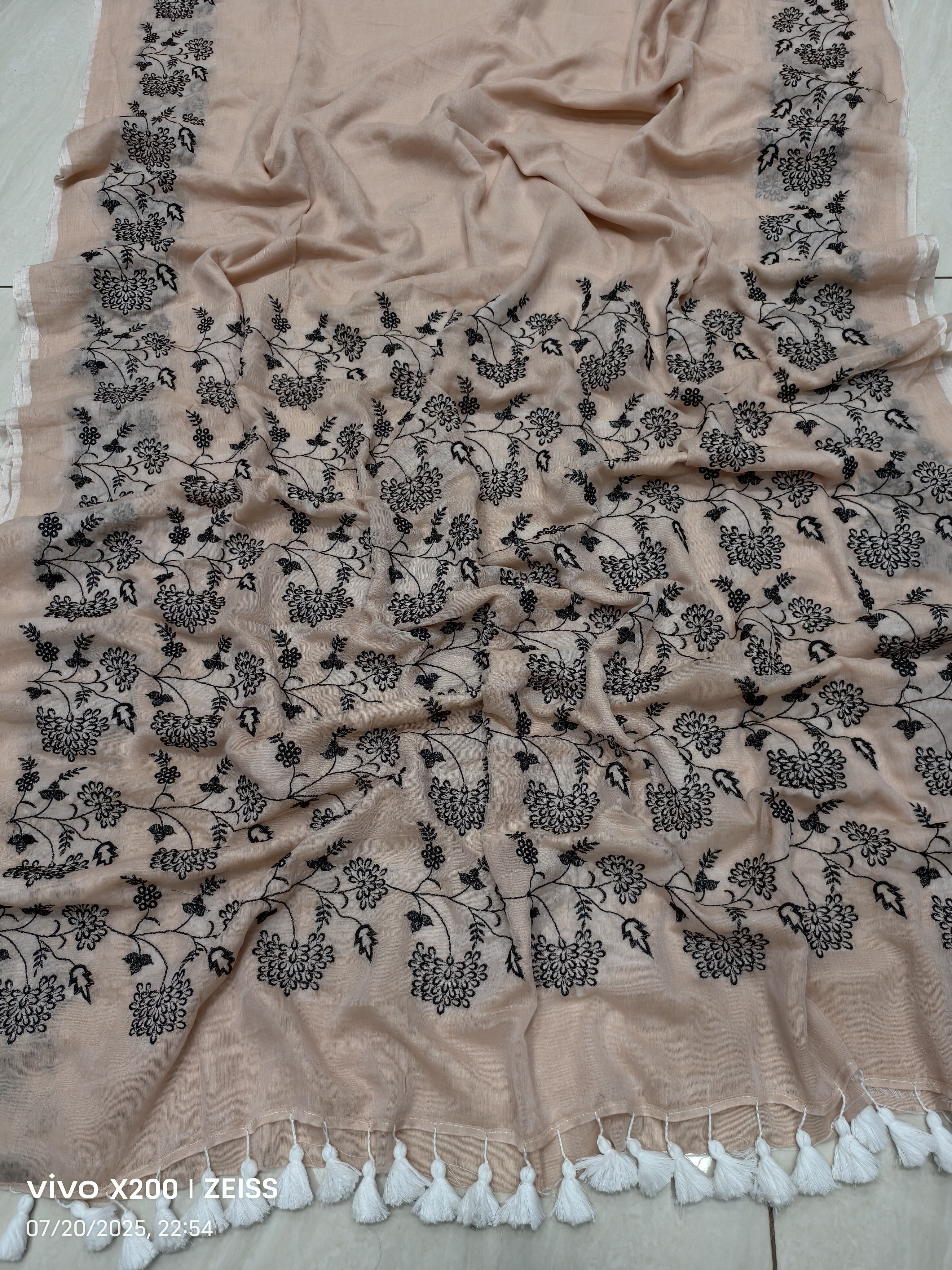 Exclusive Premium Mul Cotton Saree with...