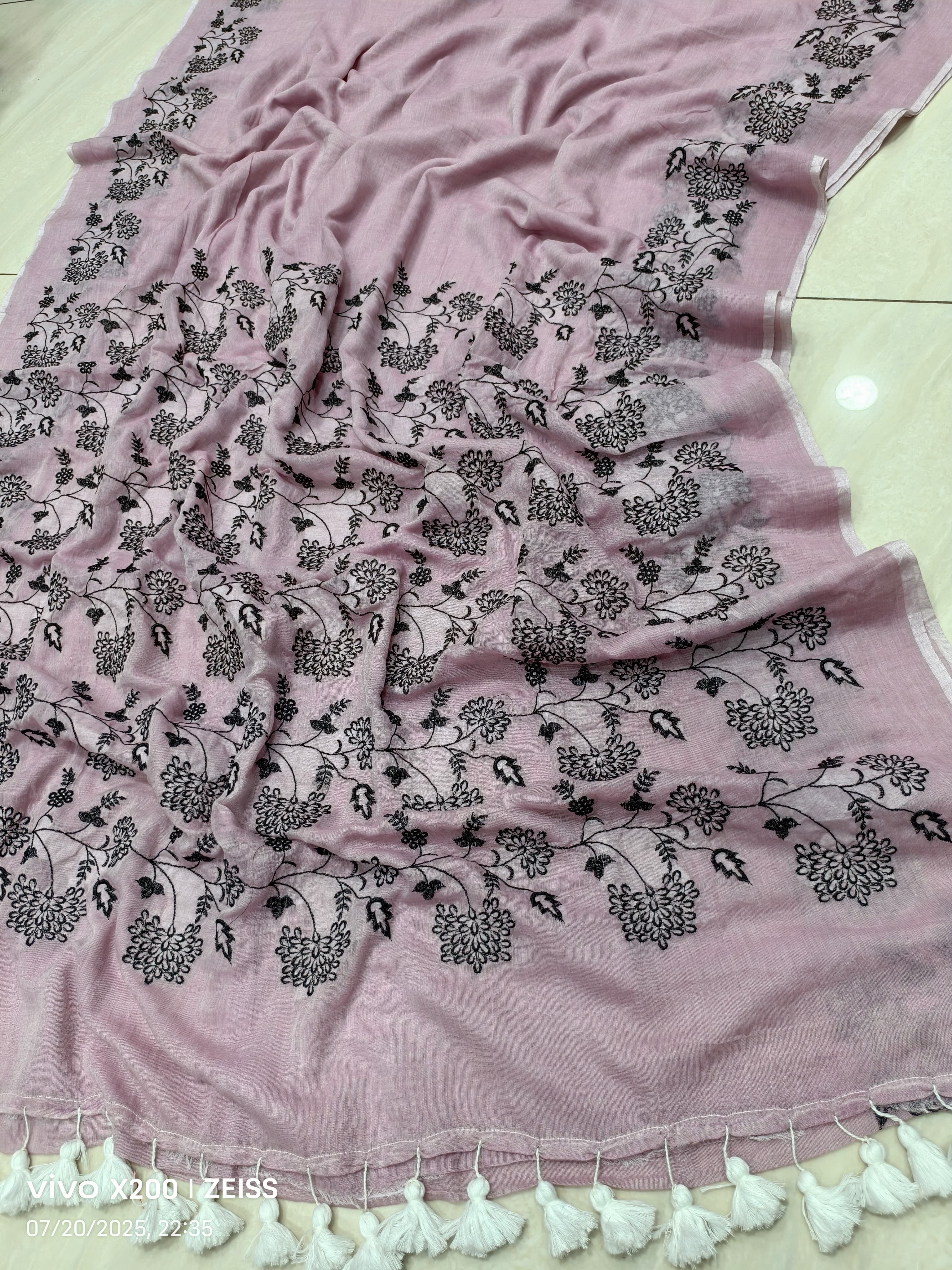 Exclusive Premium Mul Cotton Saree with...