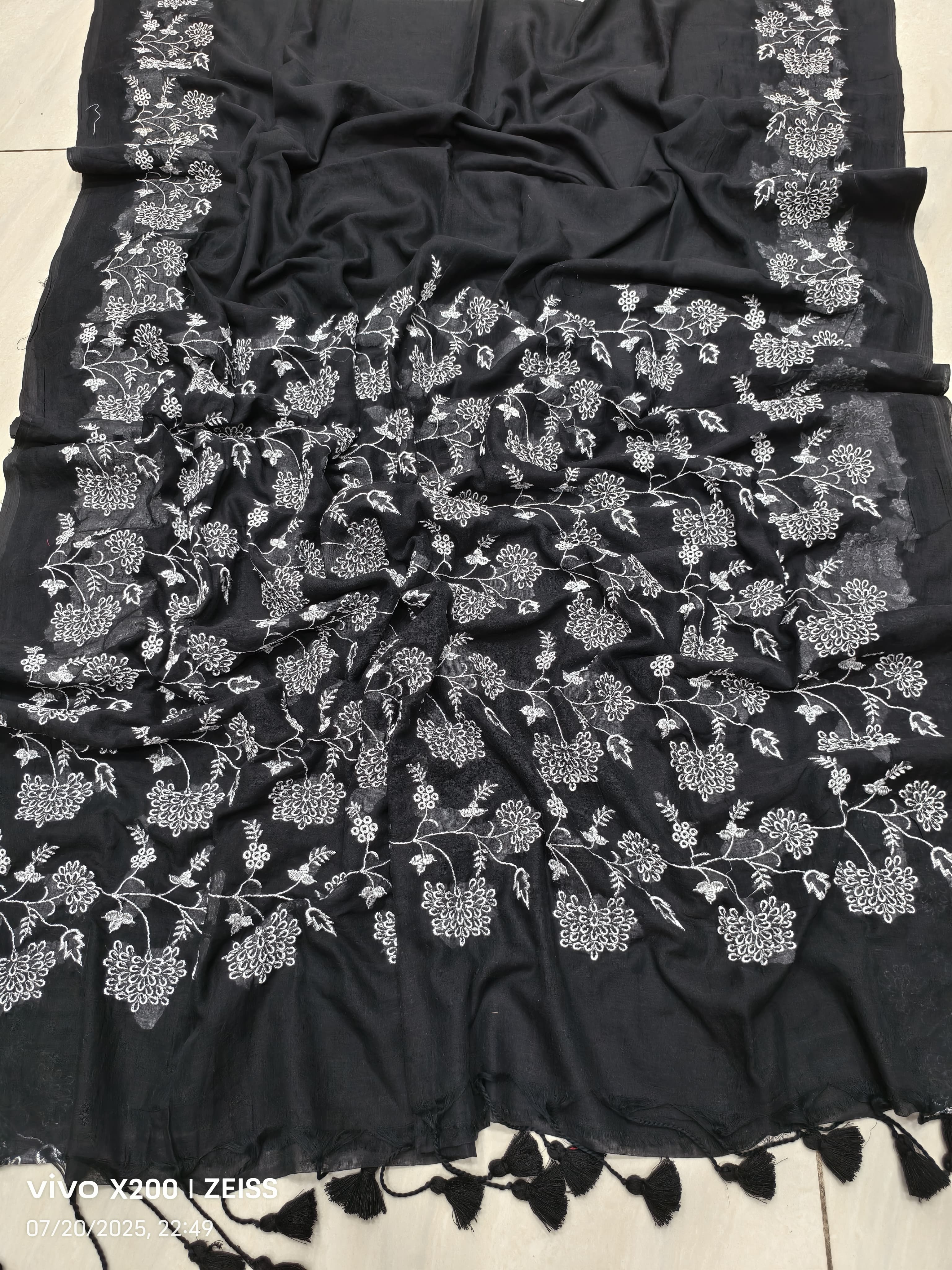 Exclusive Premium Mul Cotton Saree with...