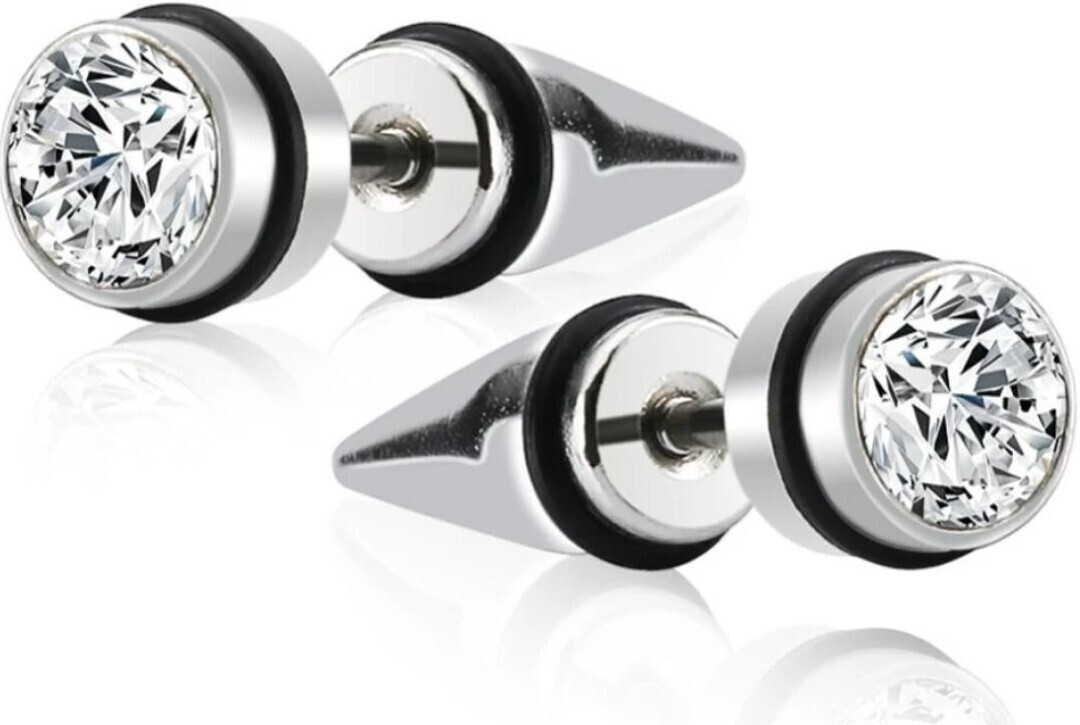 Mens Jewellery Valentine Silver Black Ba...