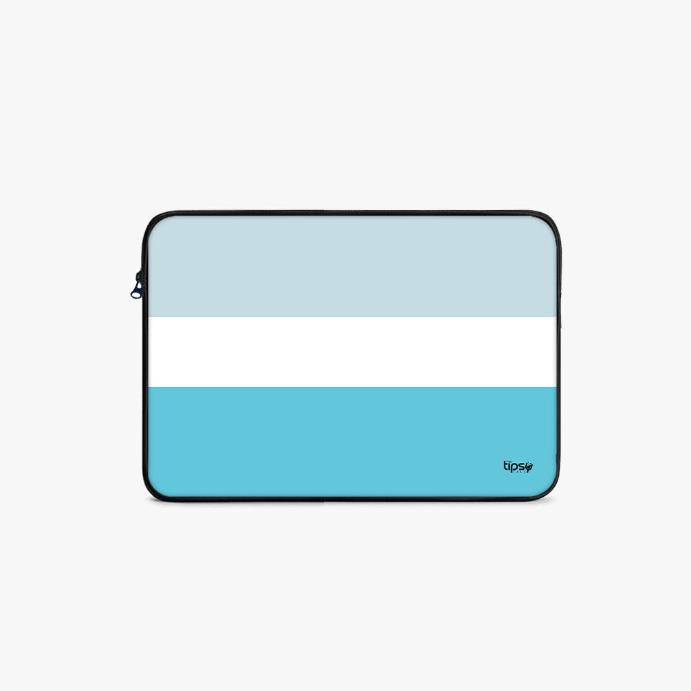 "Blue Shade" Laptop Sleeves:Bold Modern...