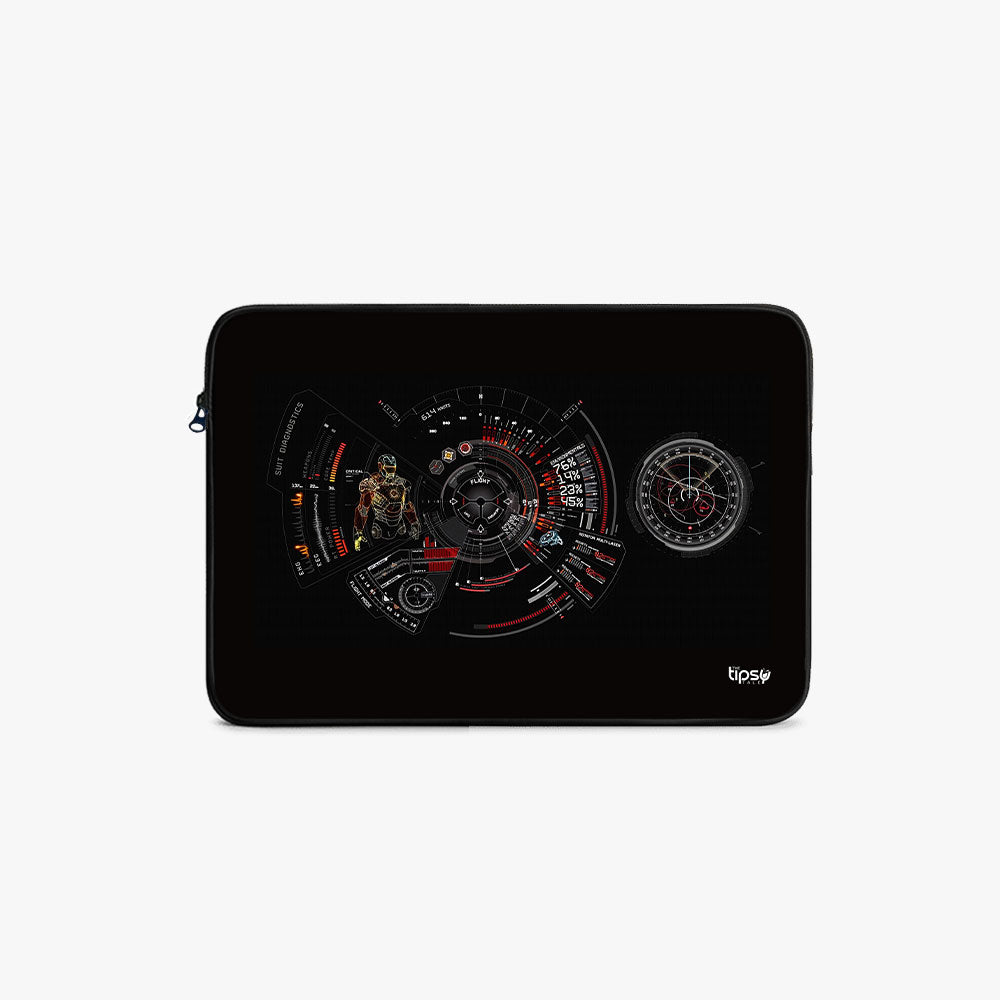 "IRON MAN: RDJ" Laptop Sleeves:Bold Mode...