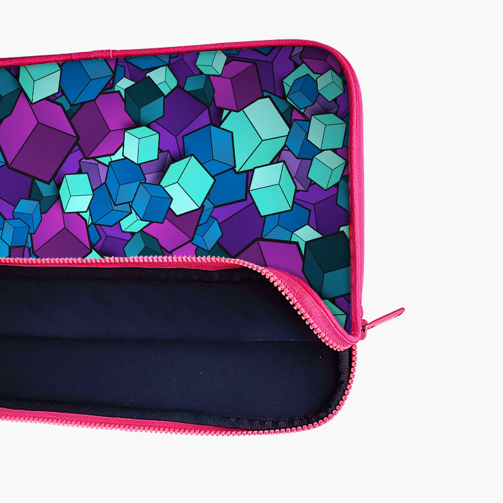 "RUBIX ABSTRACT THEME" Laptop Sleeves:Bo...