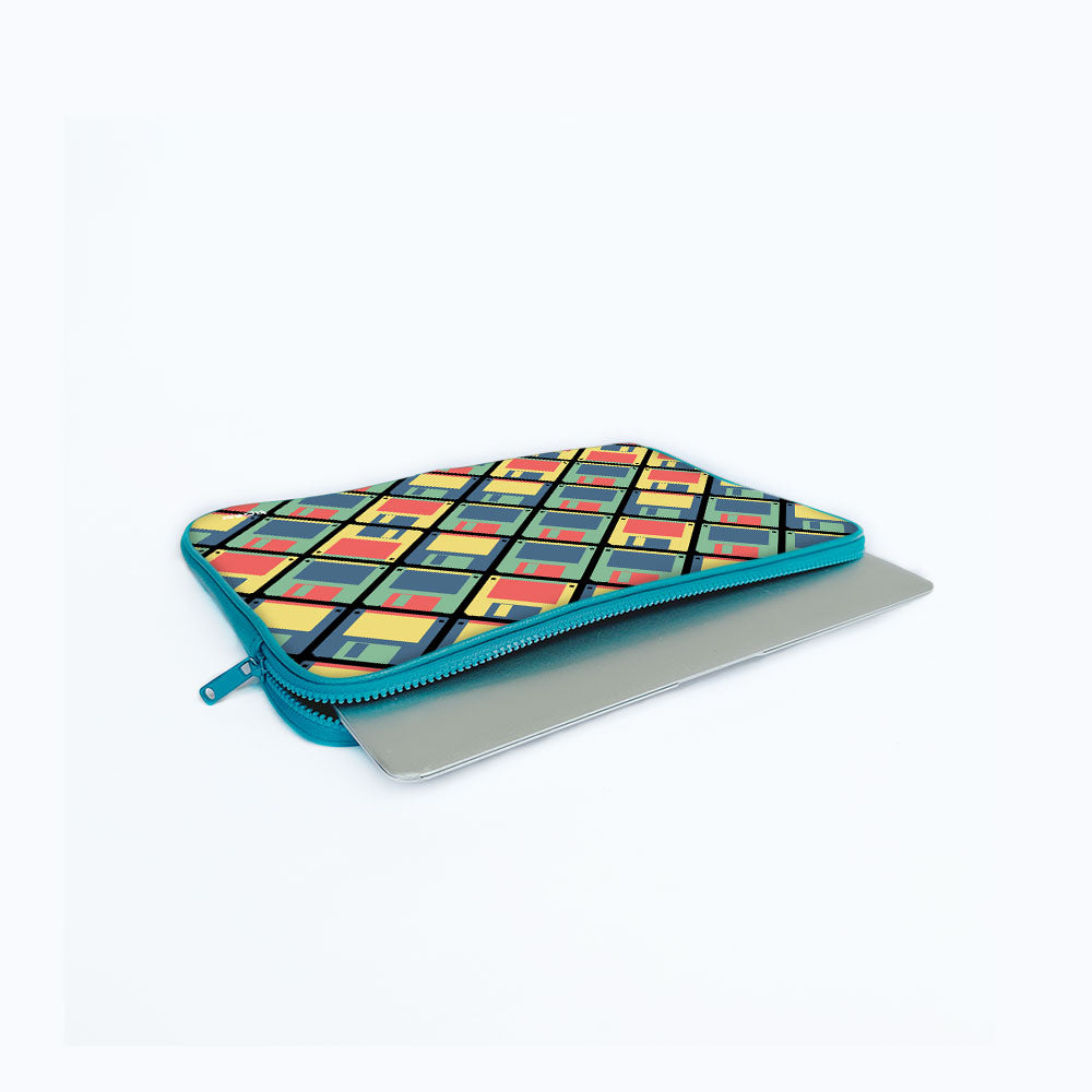 "CUBICAL BOX ABSTRACT" Laptop Sleeves:Bo...