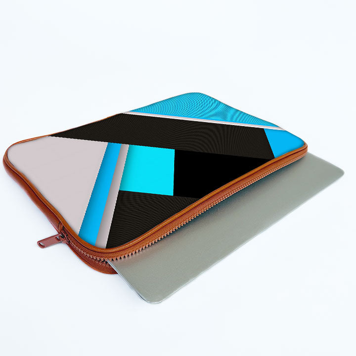 "Stipe Shade Blue and Black" Laptop Slee...