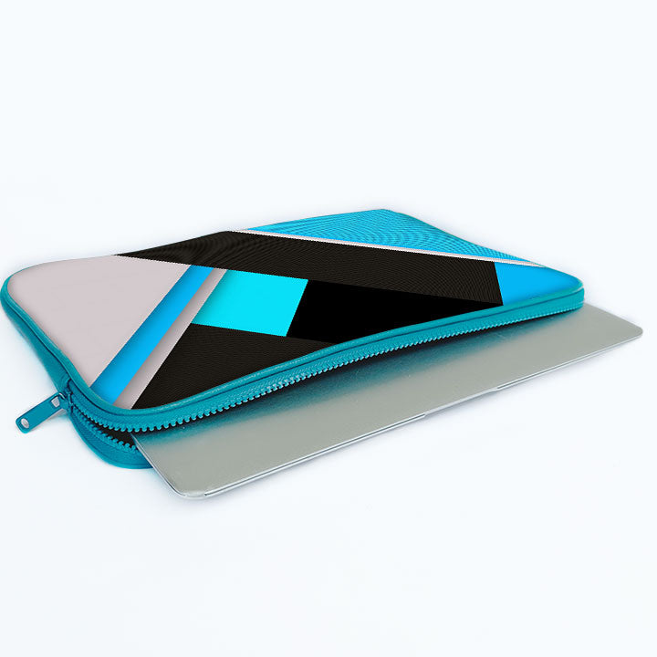 "Stipe Shade Blue and Black" Laptop Slee...