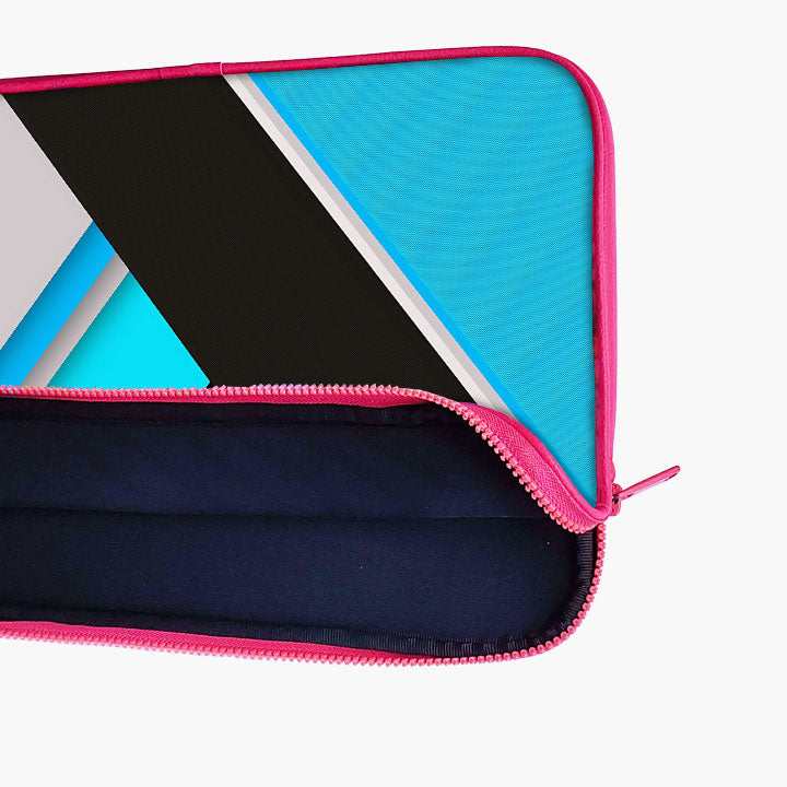 "Stipe Shade Blue and Black" Laptop Slee...