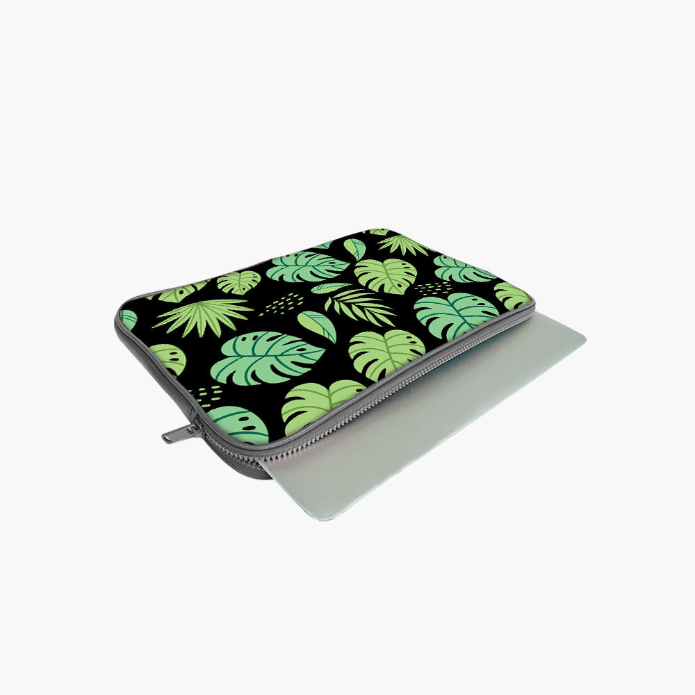 "LEAFY THEME" Laptop Sleeves:Bold Modern...