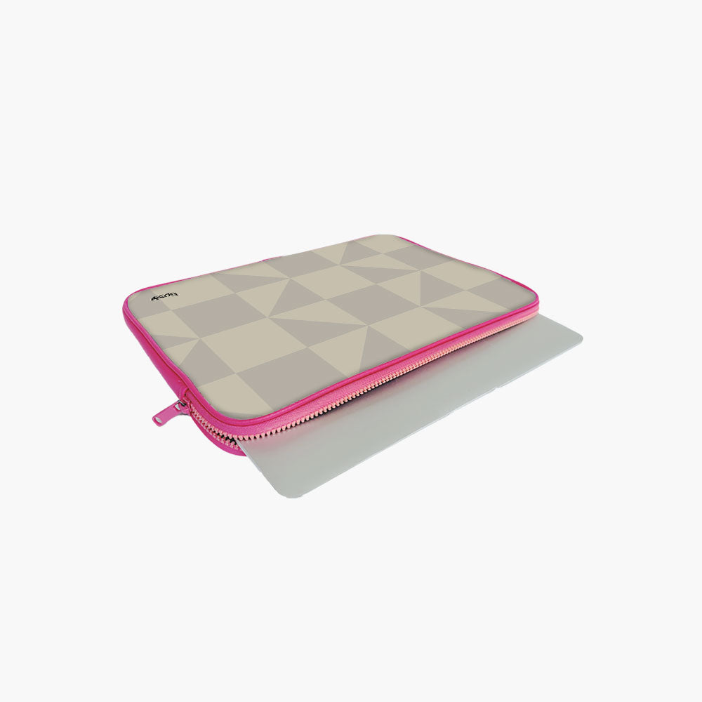 "WHITE MATRIX" Laptop Sleeves:Bold Moder...