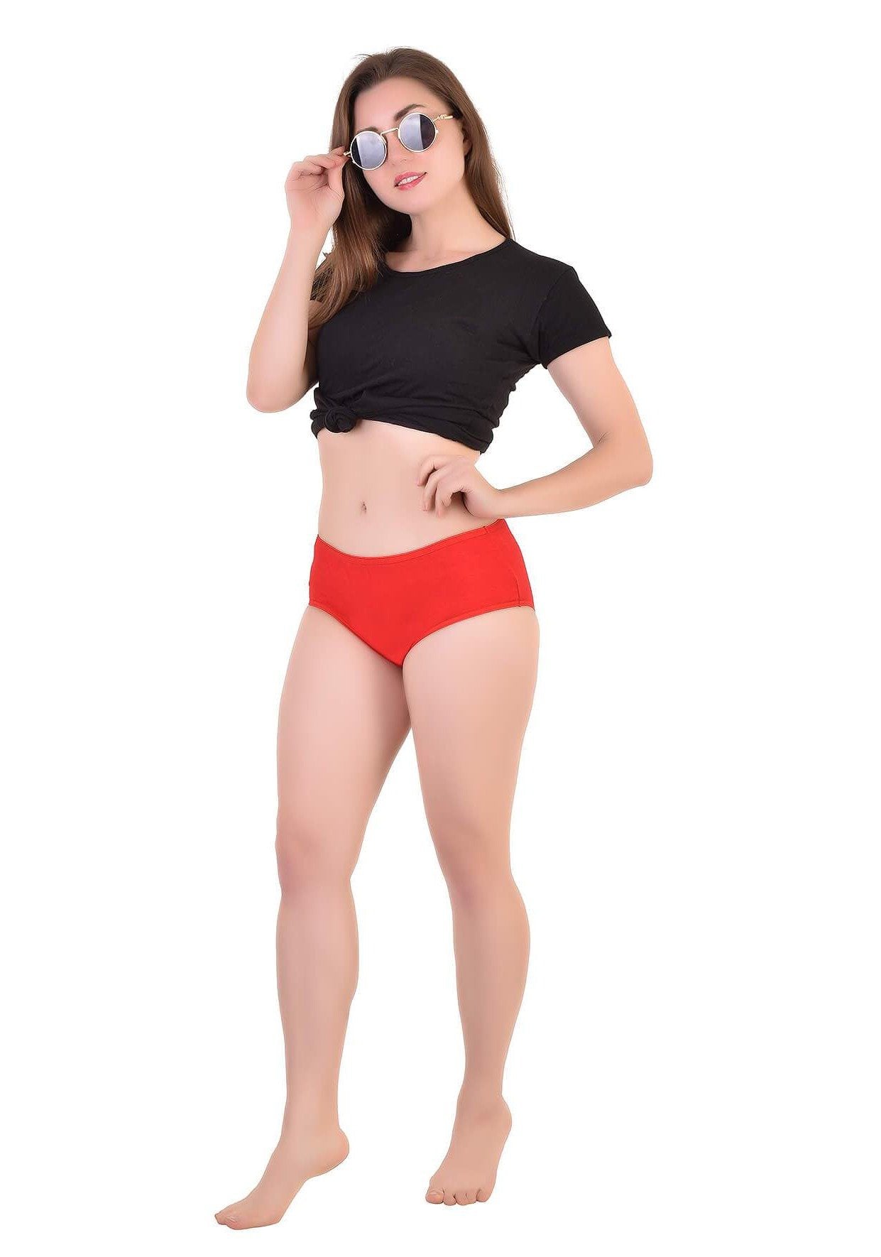 Bamboo Fabric Women's Mid Rise Panty | R...