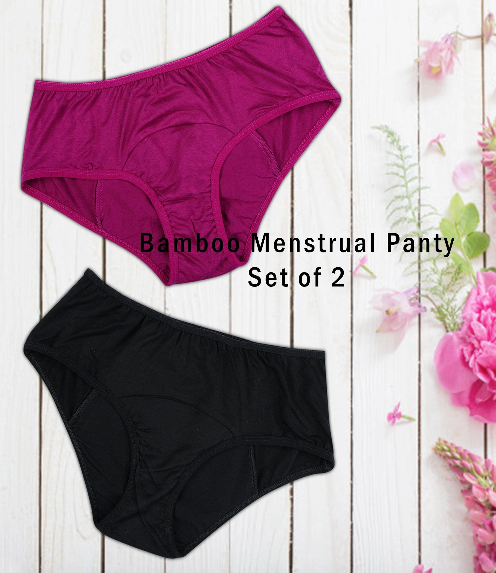 Bamboo Period Panty – 5-Layer Absorbent,...