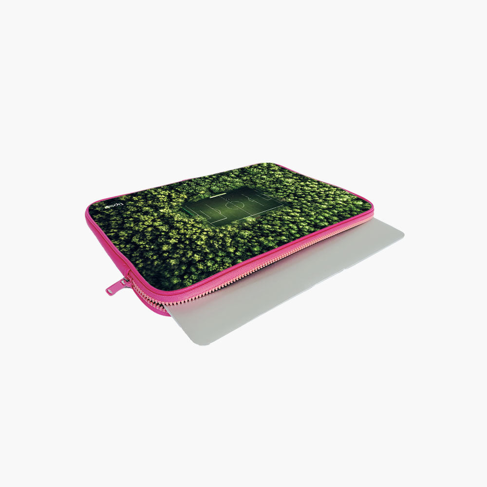 "FOREST THEME TURF " Laptop Sleeves:Bold...