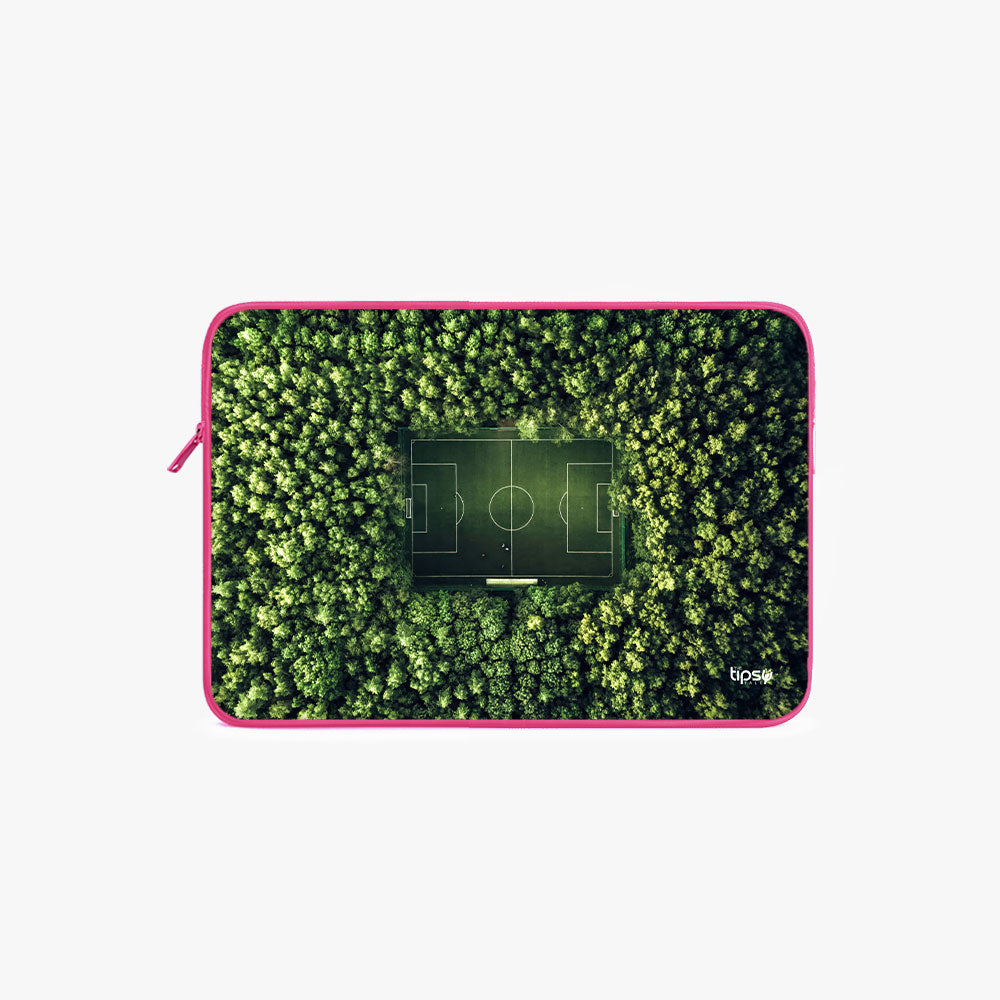 "FOREST THEME TURF " Laptop Sleeves:Bold...