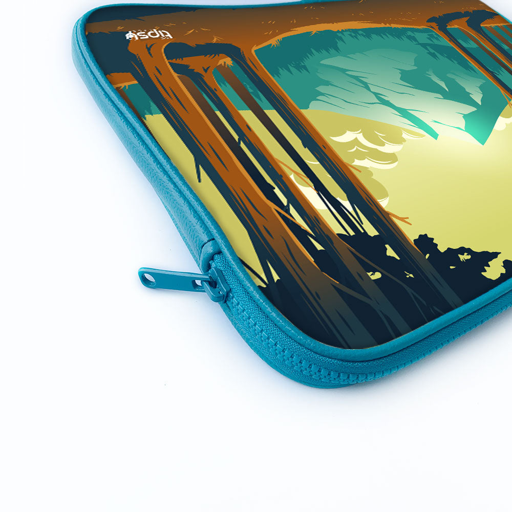 "LOST IN THE FOREST" Laptop Sleeves:Bold...
