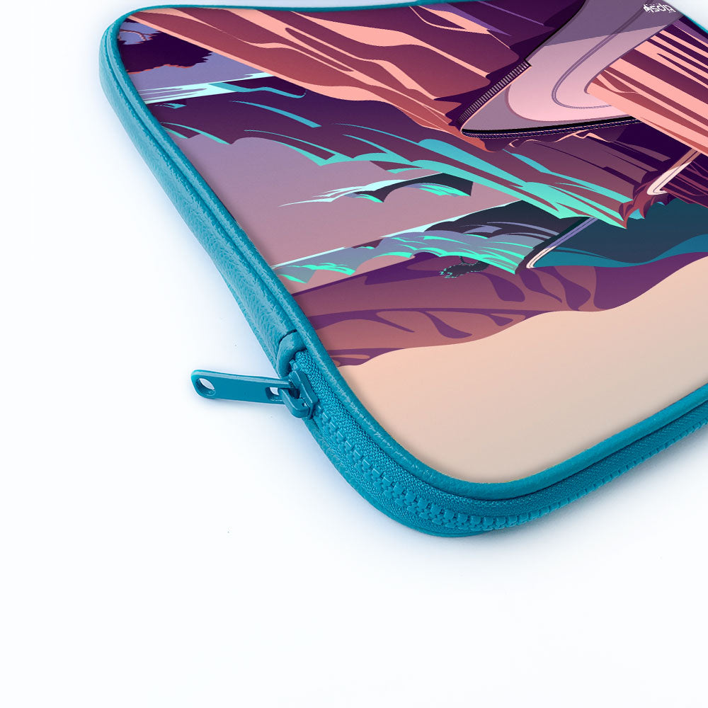 "Scenic Road Illustration" Laptop Sleeve...