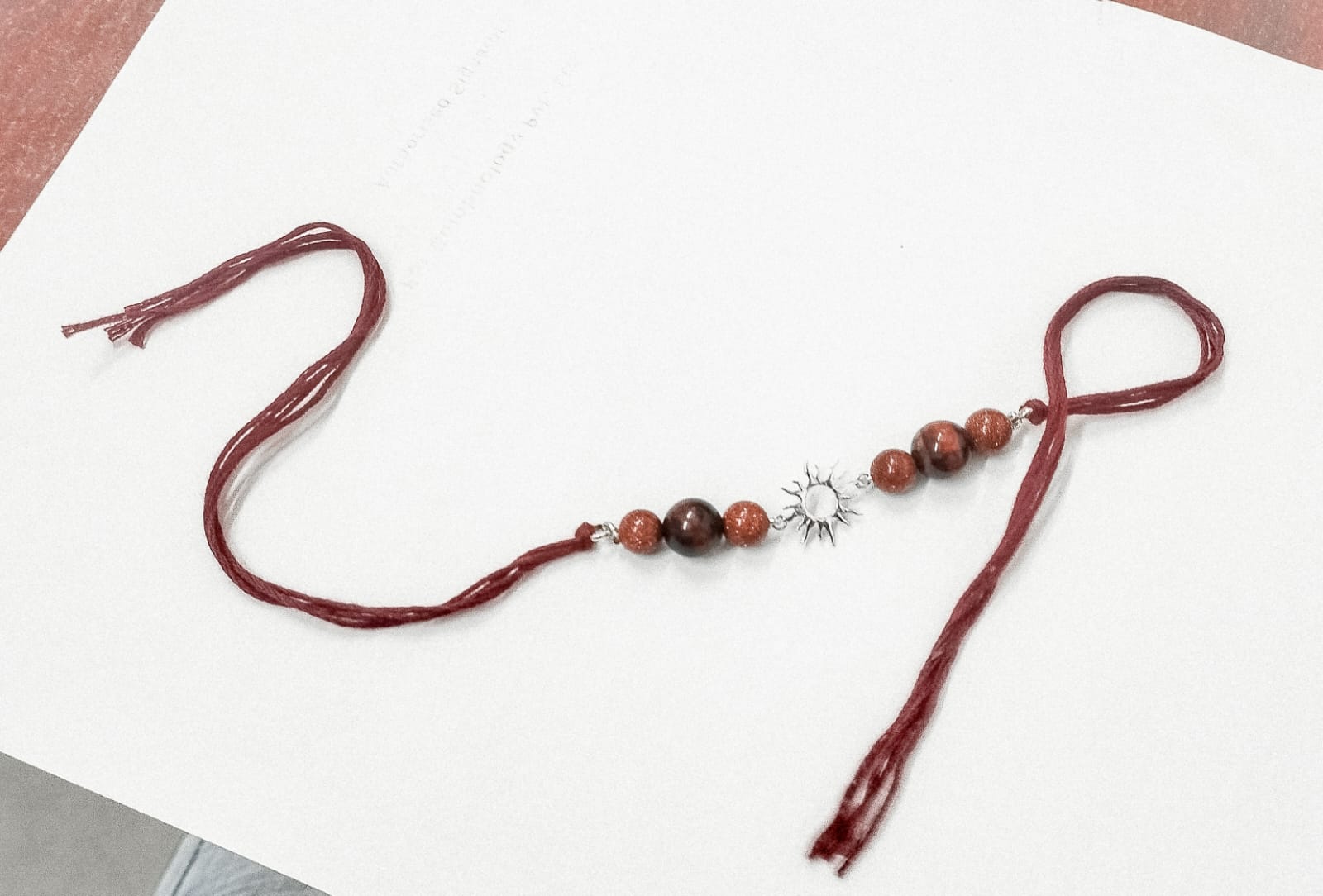 Handmade Sustainable Healing Beads Rakhi...