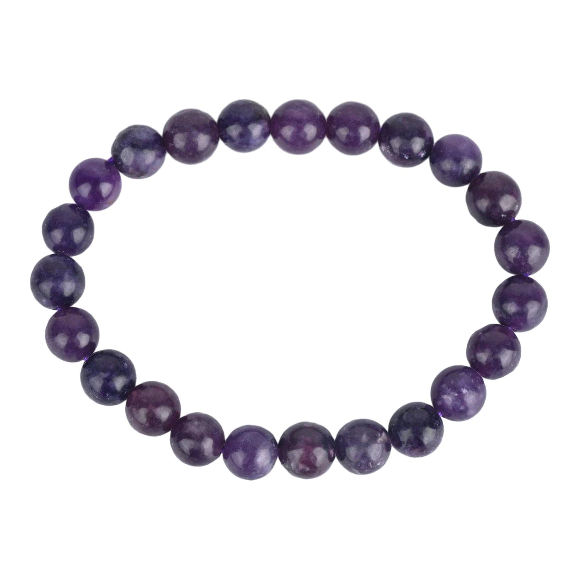 Natural Lepidolite Bracelet for Anxiety...