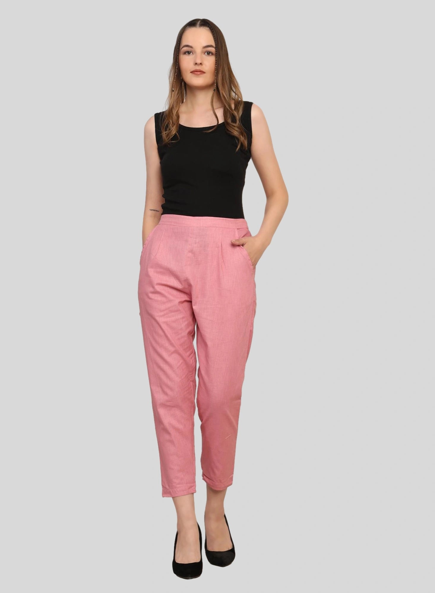 Women’s Linen Palazzo Pants – Effortless...