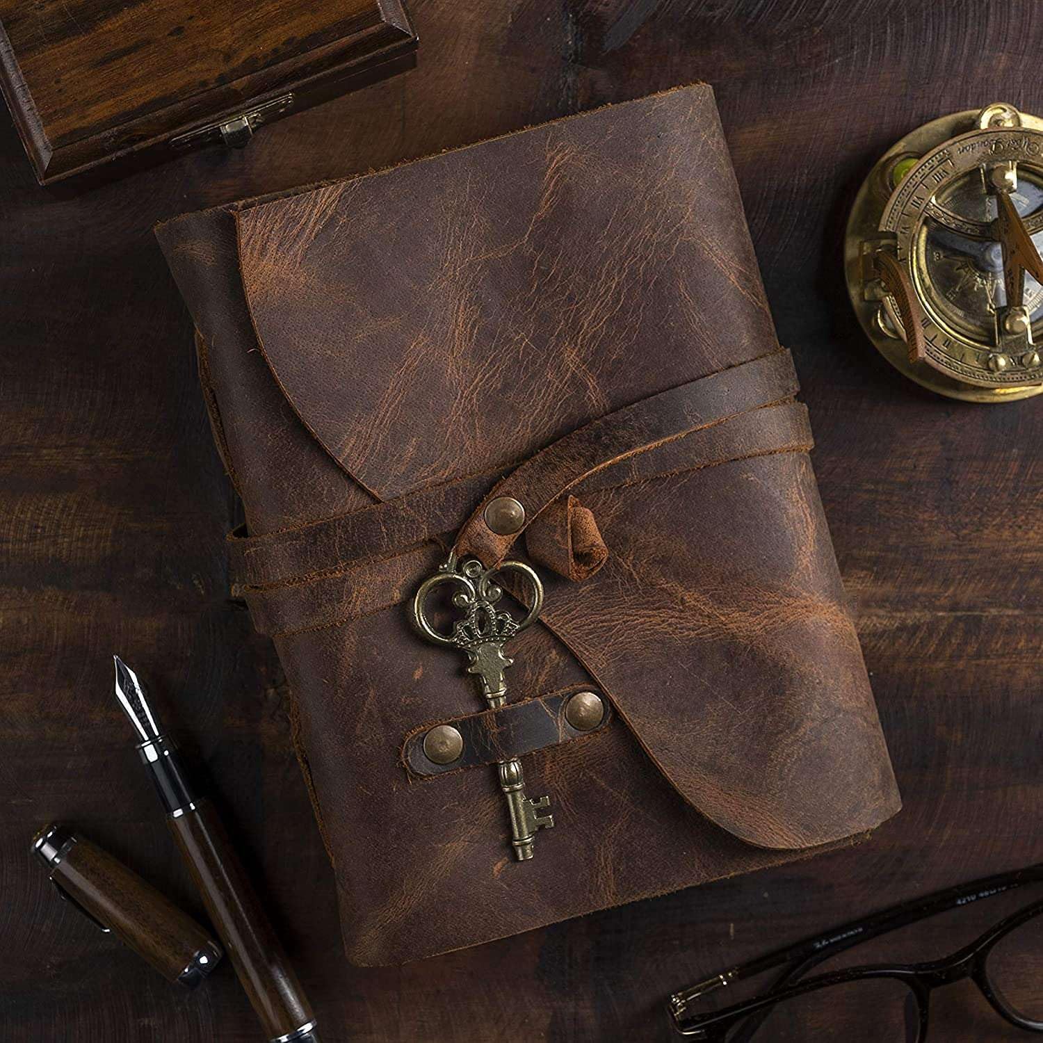 Genuine Leather Diary | Vintage Handmade...