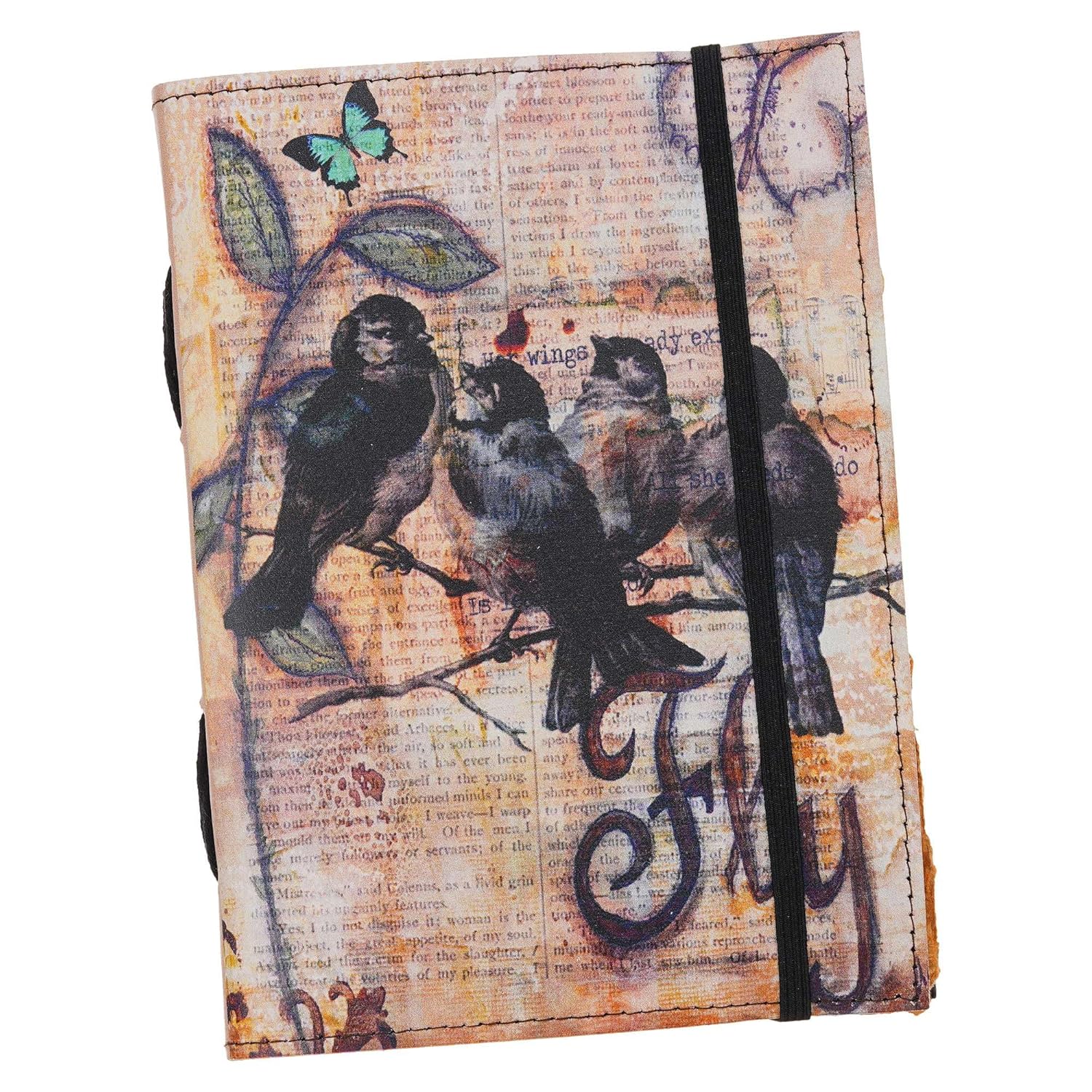 Vintage Handmade Genuine Leather Diary J...