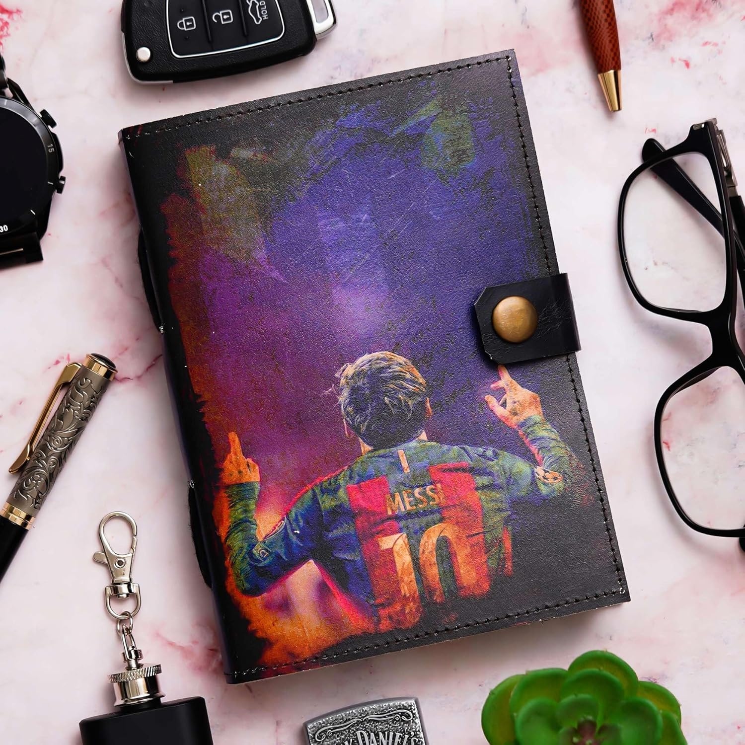 Vintage Handmade Genuine Leather Diary J...