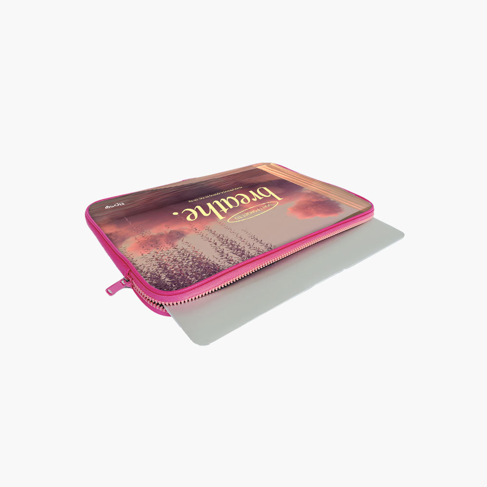 "Don't Forget to breathe" Laptop Sleeves...