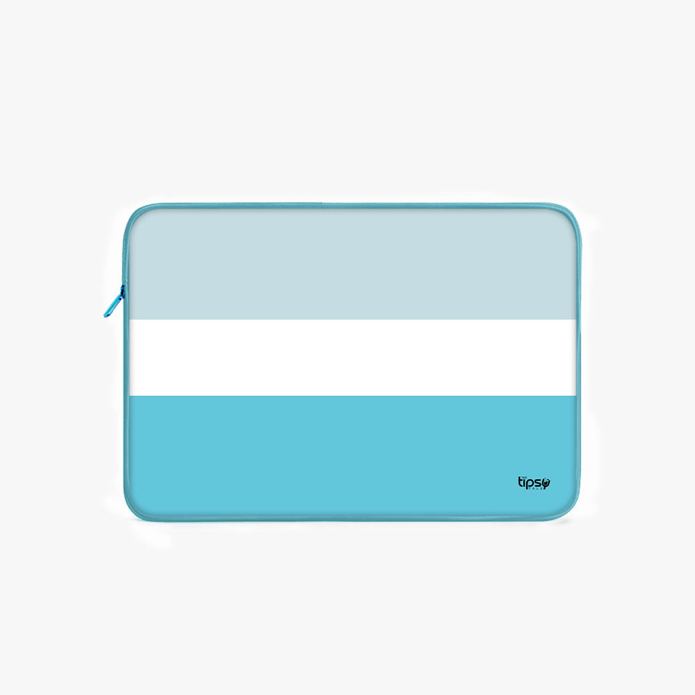 "Blue Shade" Laptop Sleeves:Bold Modern...