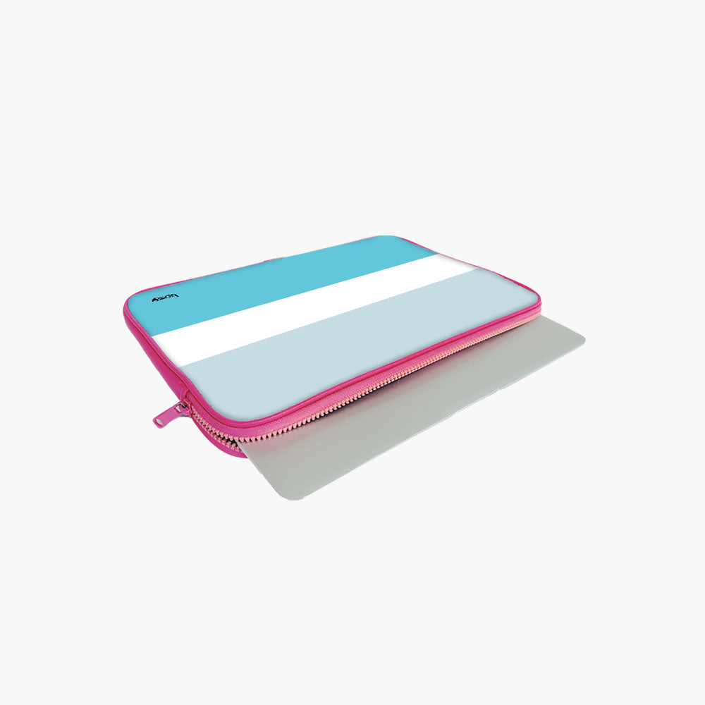 "Blue Shade" Laptop Sleeves:Bold Modern...