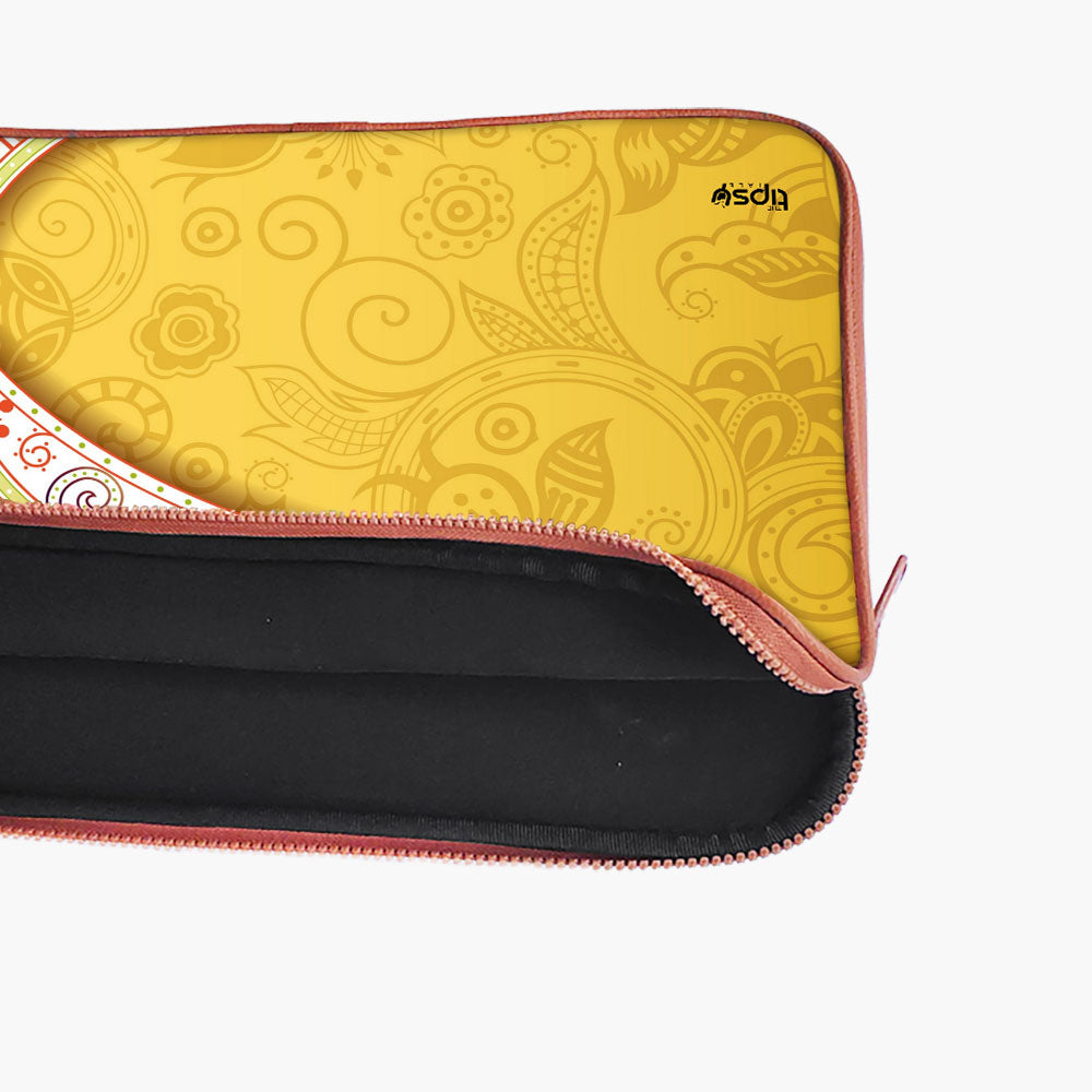"Floral Abstract" Laptop Sleeves:Bold Mo...