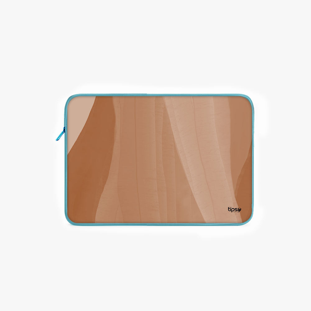 "Brown Shade" Laptop Sleeves:Bold Modern...
