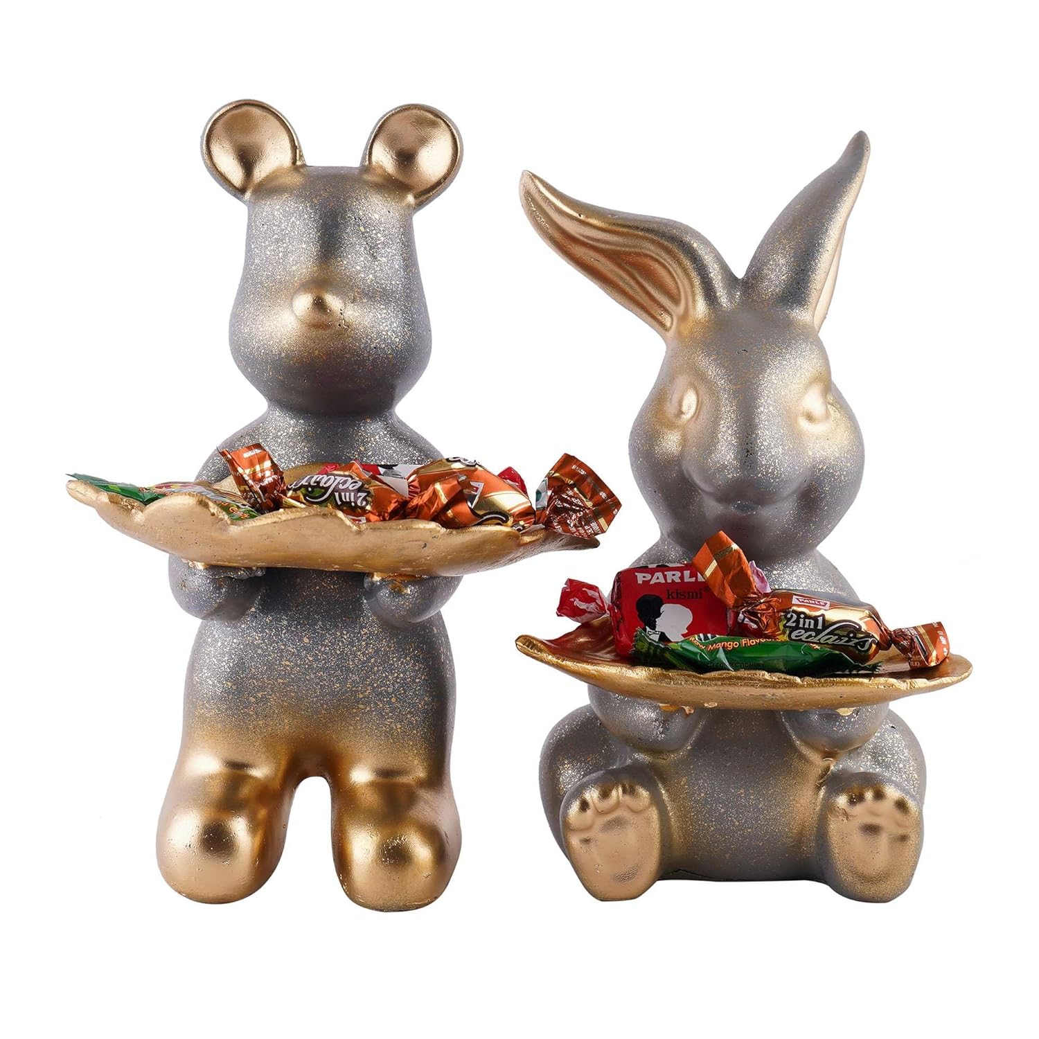 Home Decor Animal Statues Set of Two Dec...