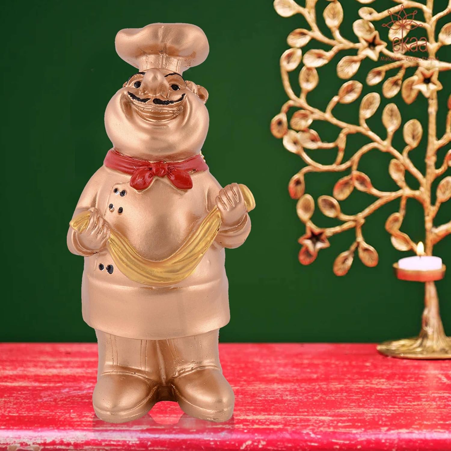Cute Chef Showpiece Miniature Statue Res...
