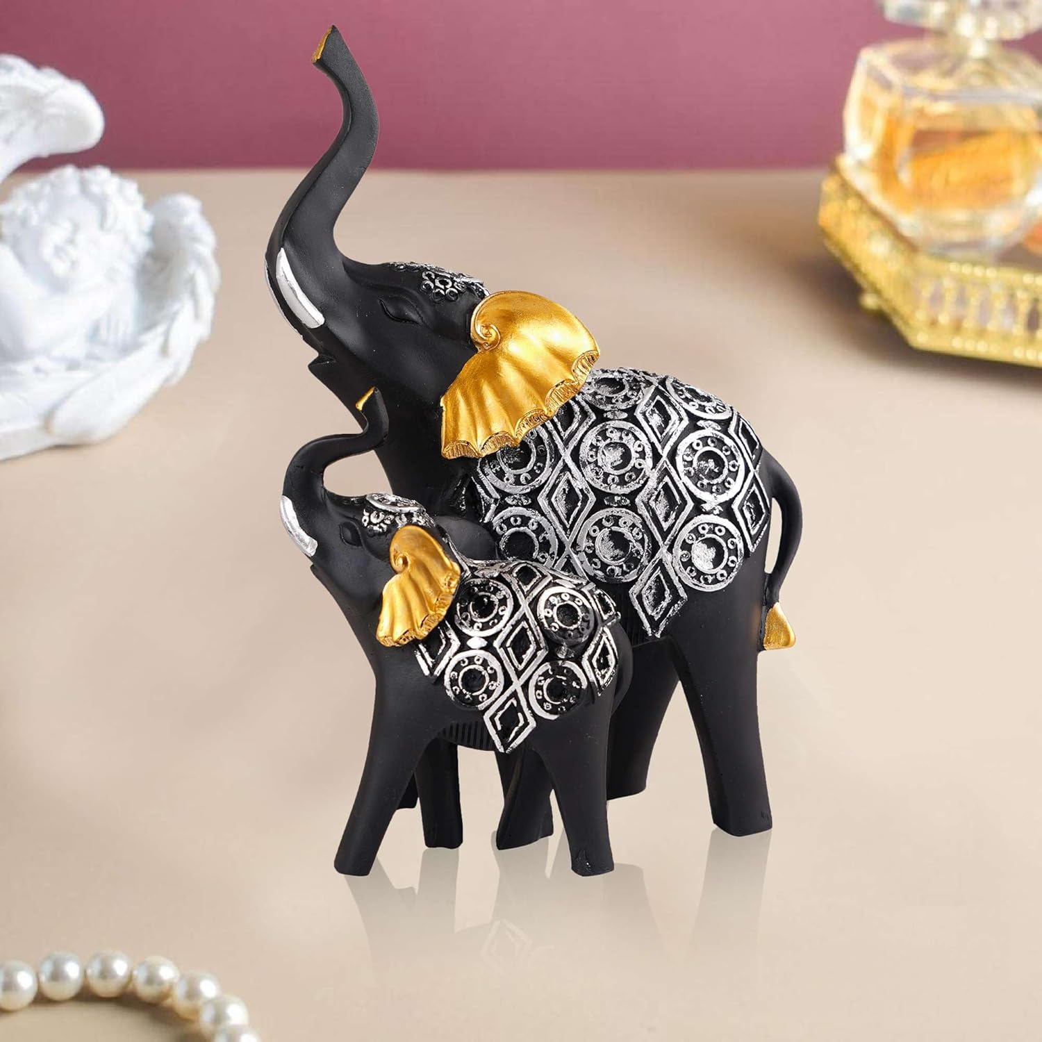 Polyresin Elephant Showpiece Statue and...