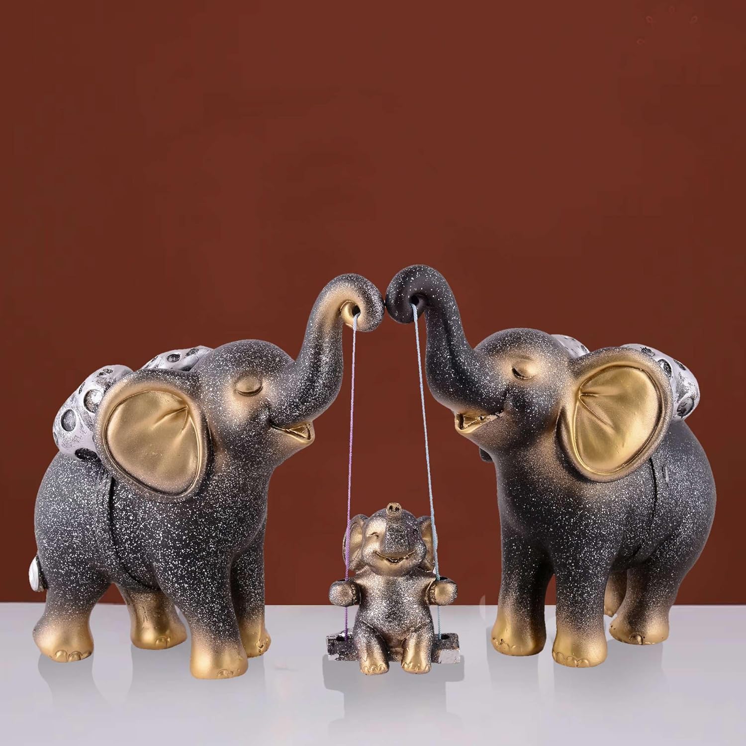 Elephent showpiece Resin Set of 3  for H...