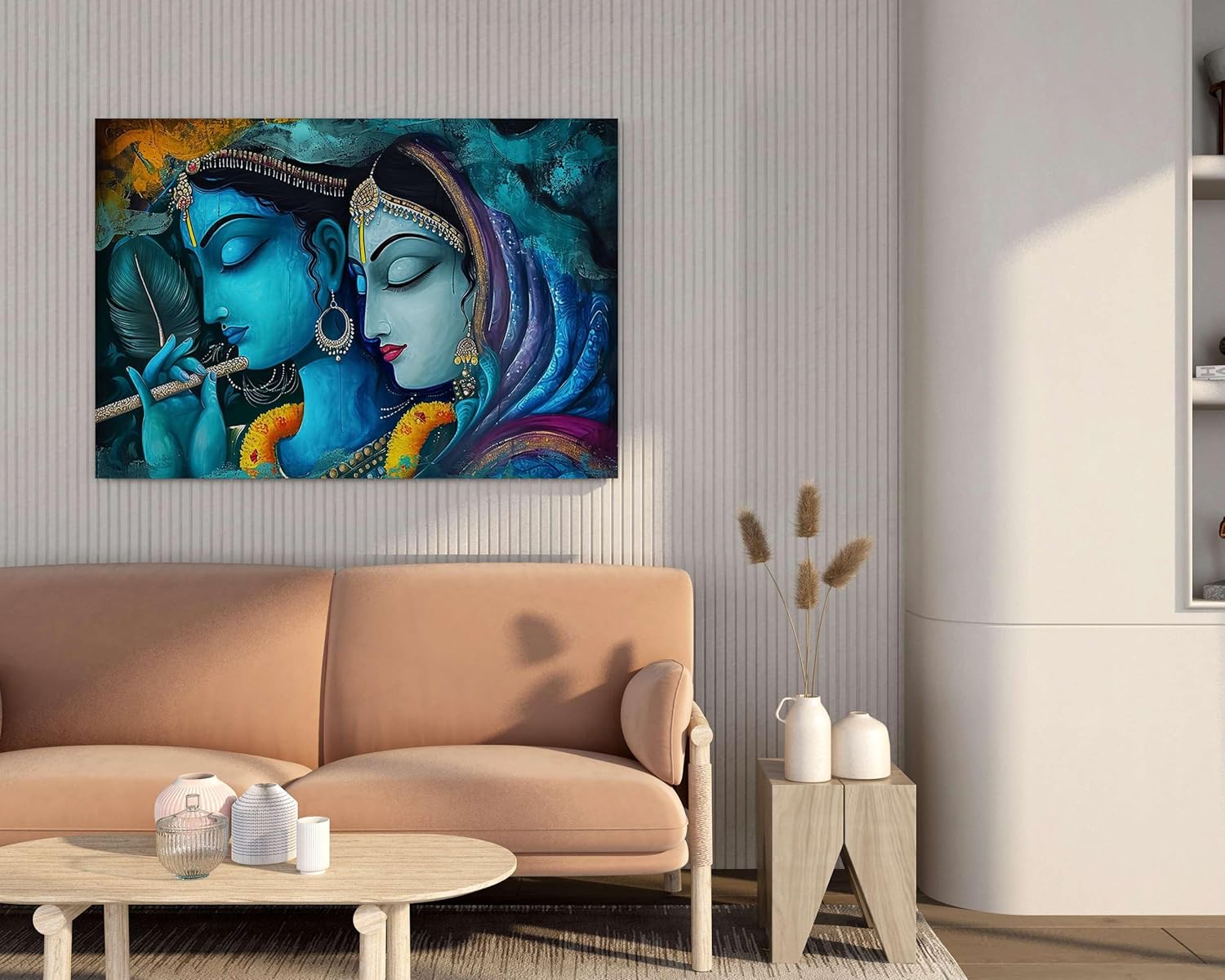 Radha Krishna Paintings For Wall Decorat...