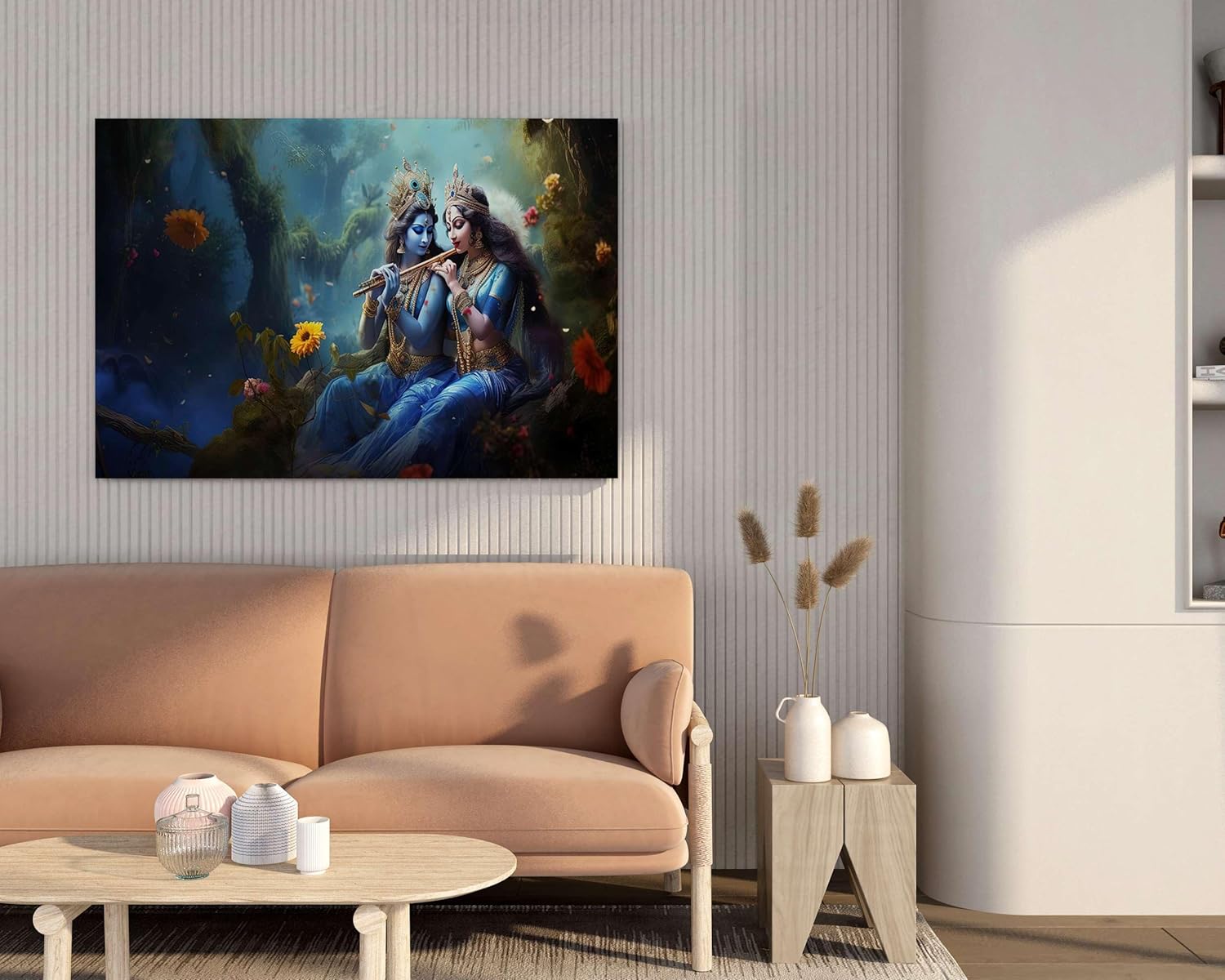 Radha Krishna Paintings For Wall Decorat...