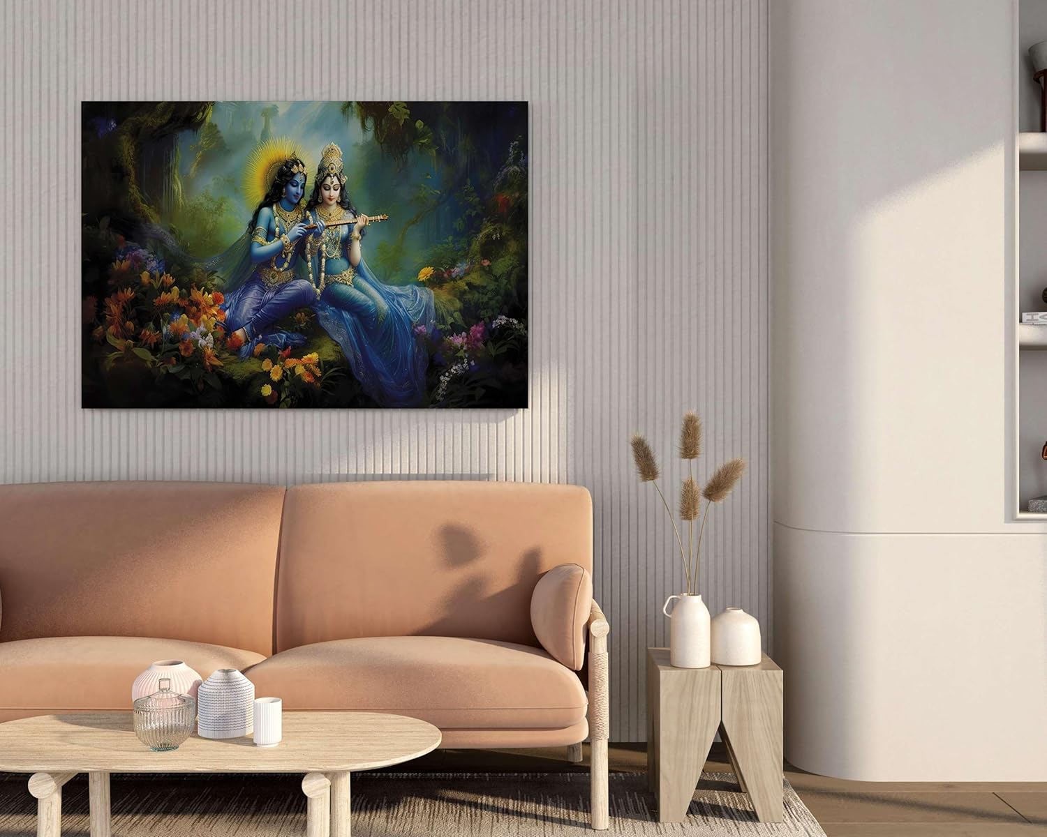 Radha Krishna Paintings For Wall Decorat...
