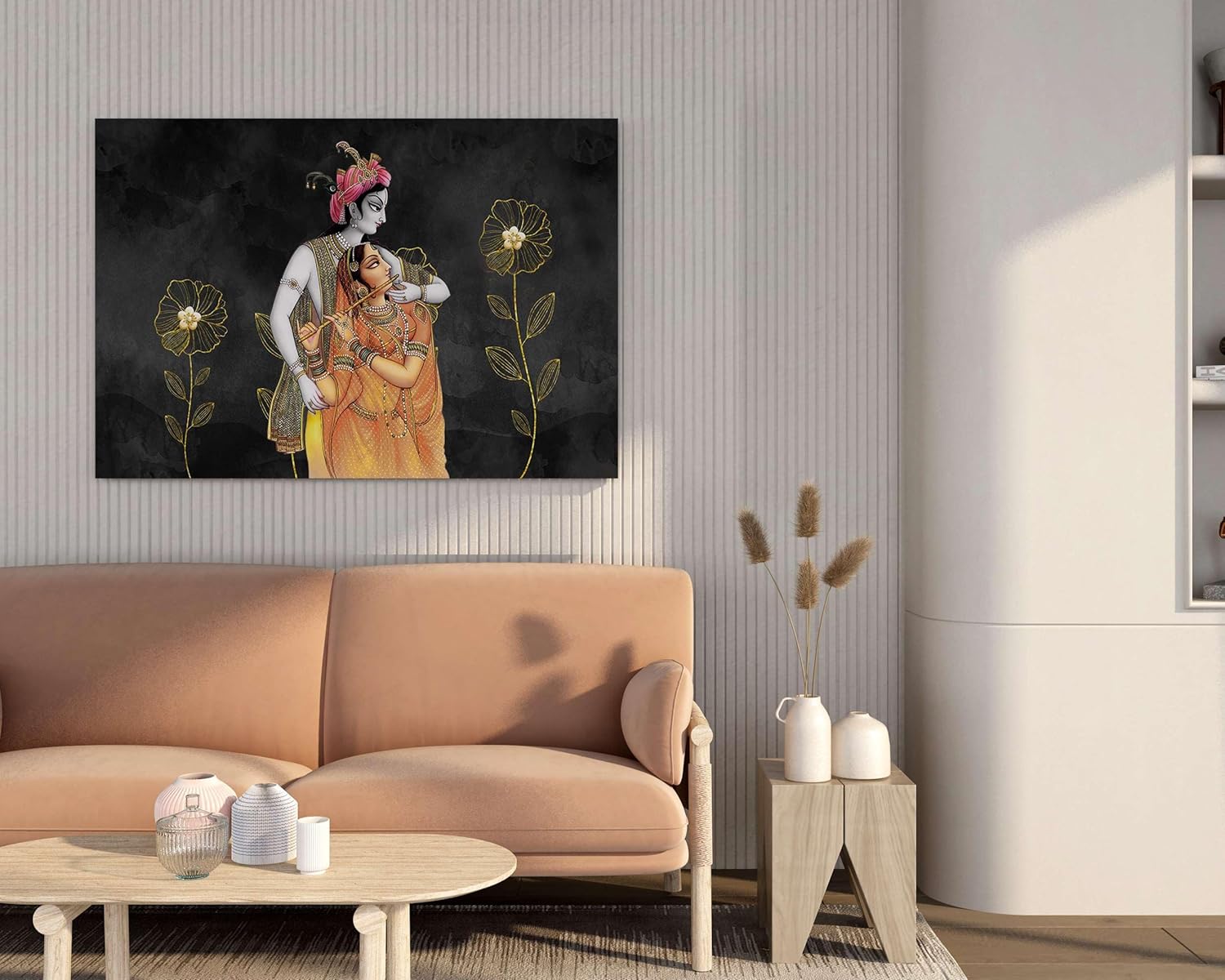Radha Krishna Paintings For Wall Decorat...