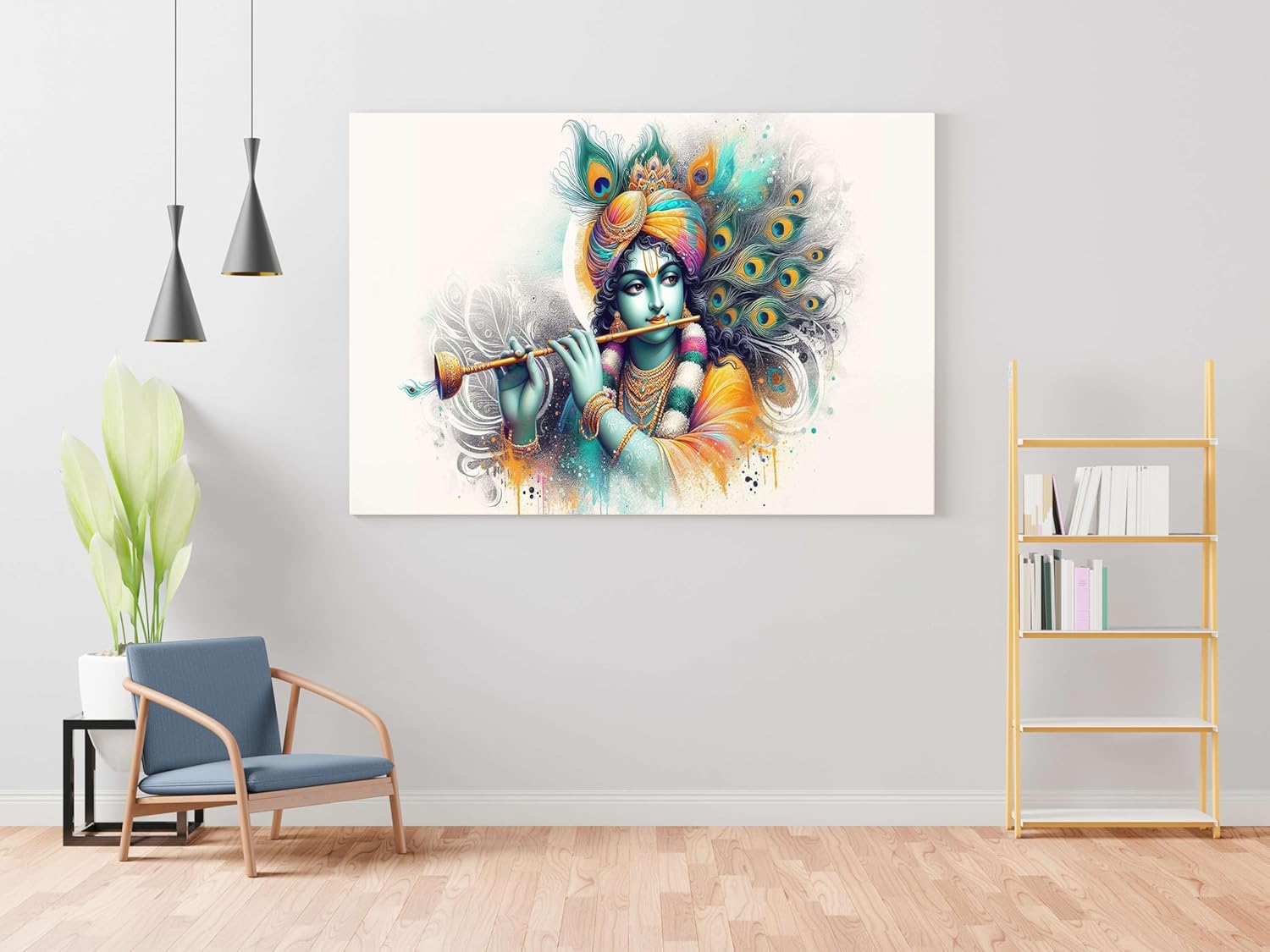 Radha Krishna Paintings For Wall Decorat...