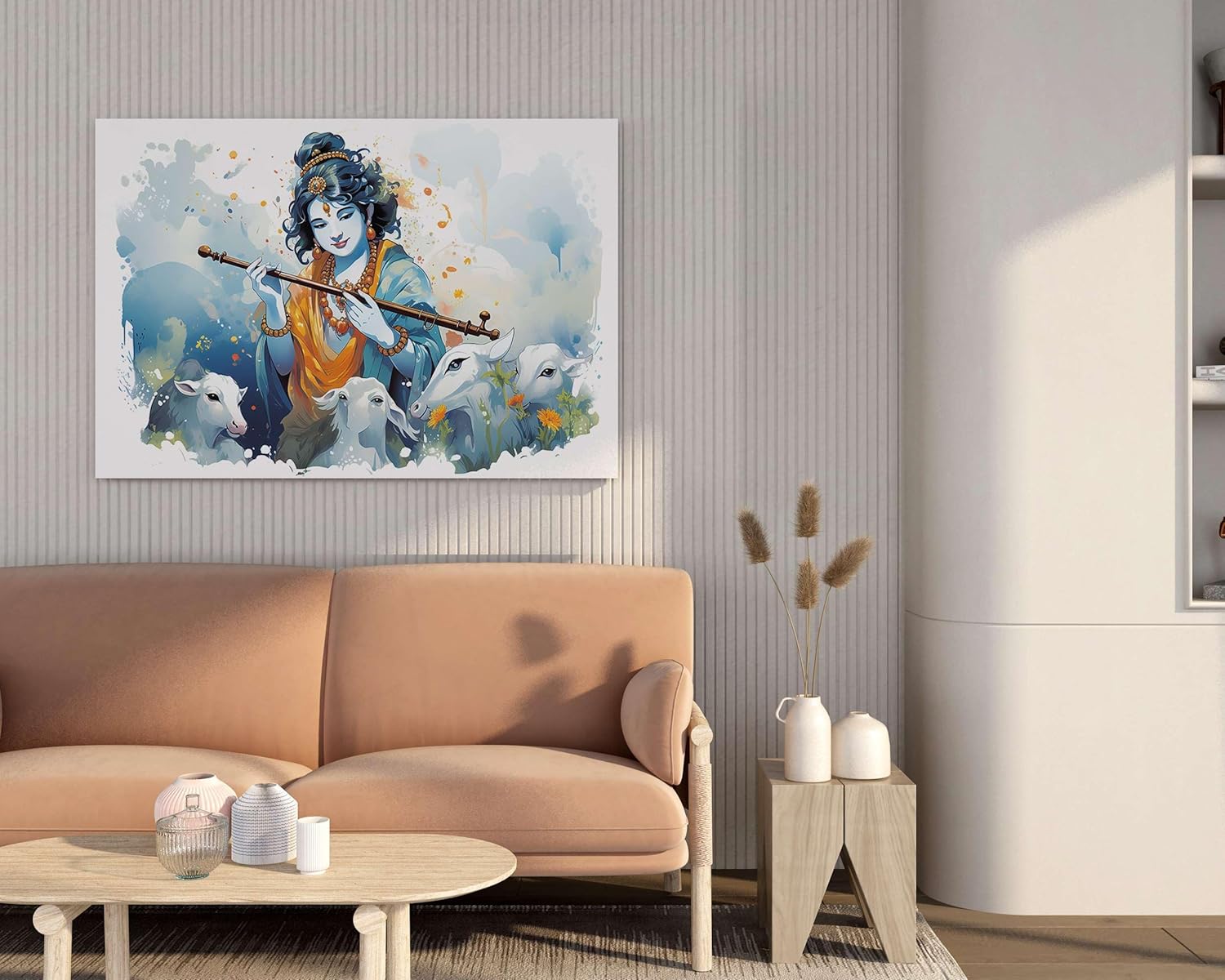 Radha Krishna Paintings For Wall Decorat...